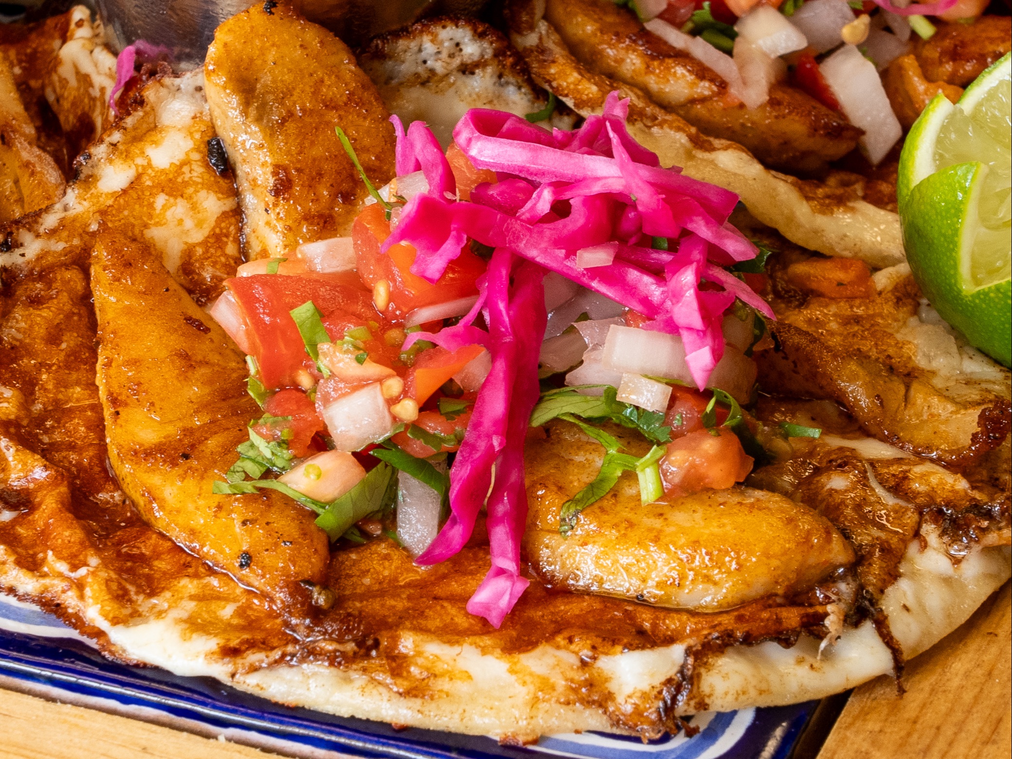 Fish Tacos al Queso