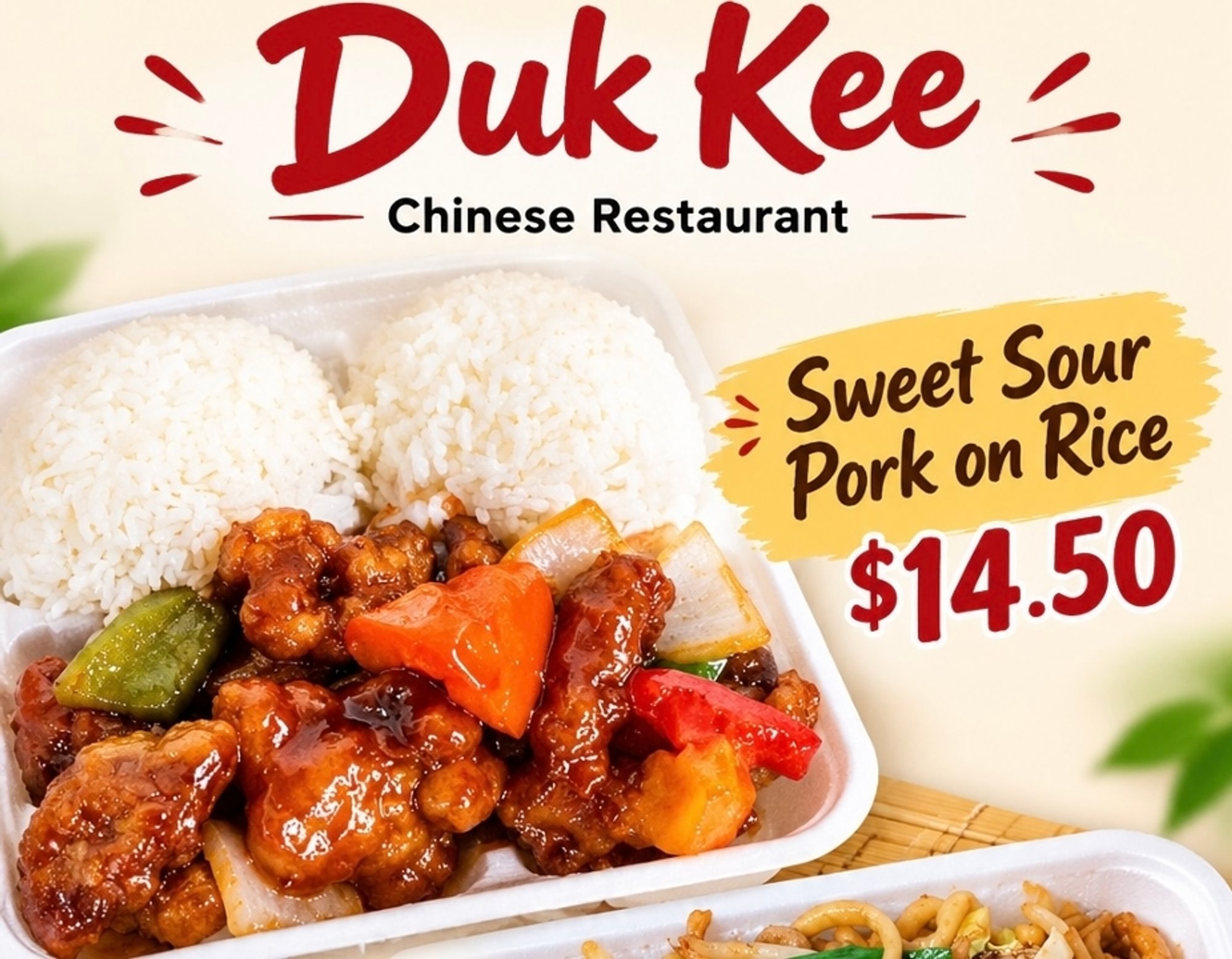 Sweet Sour Pork On Rice Saturday SP