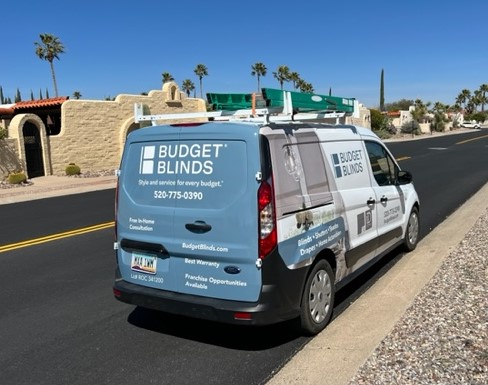 We are excitetd to have the new wrap on our van!  Photo taken in Green Valley.