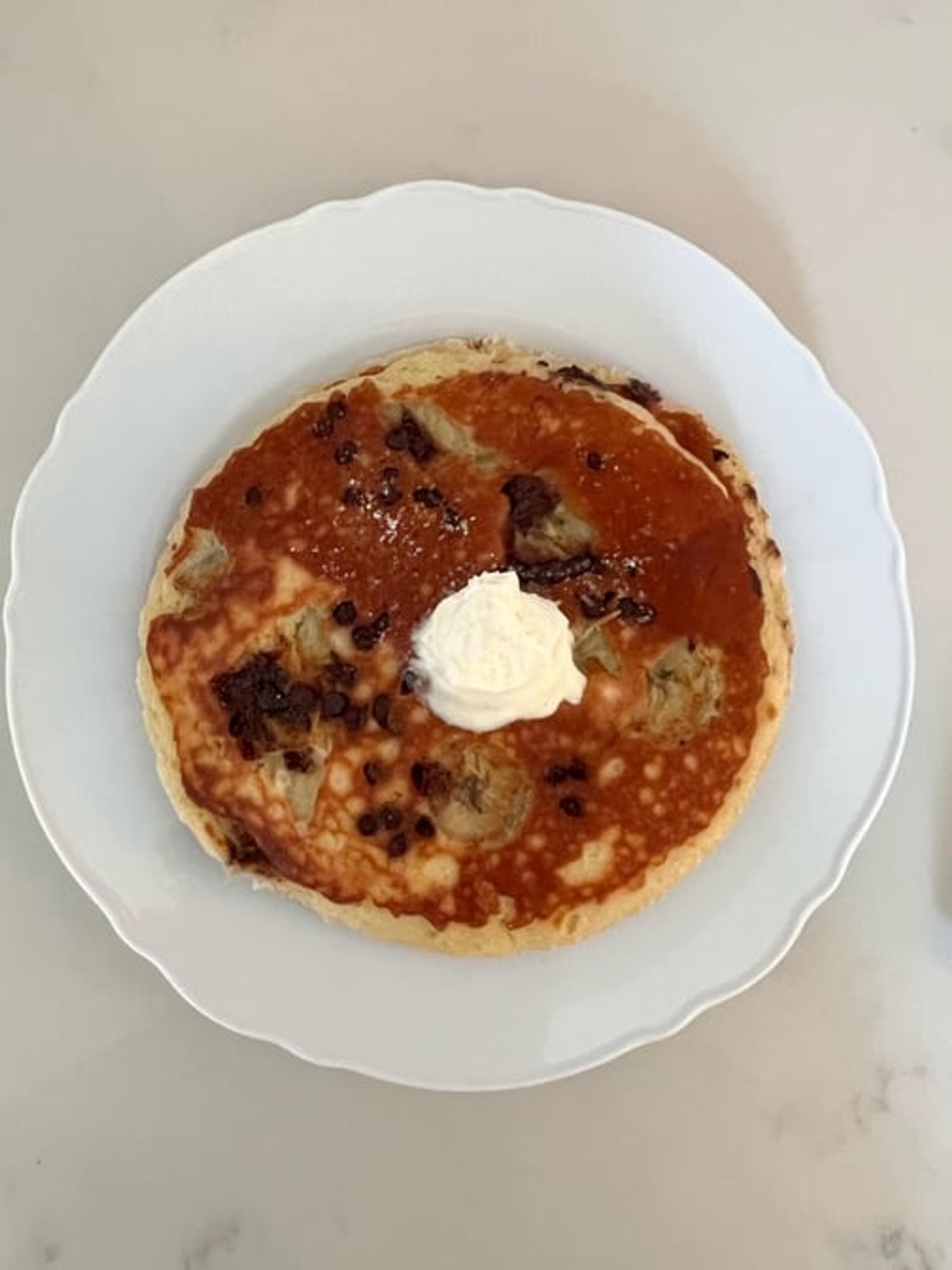 Chocolate Chip Banana Pancakes