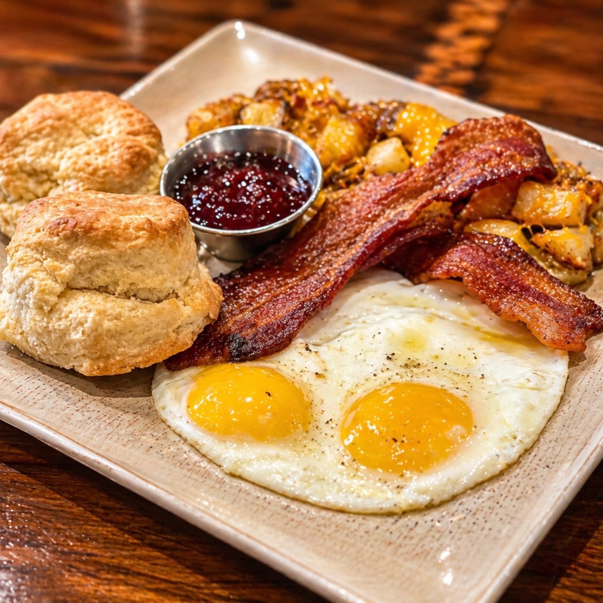 Grandpa's Traditional Breakfast Platter