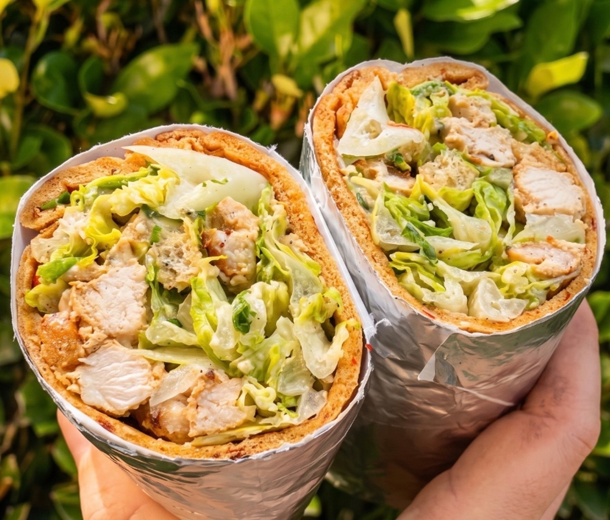 Chicken Caesar Laffa Wrap