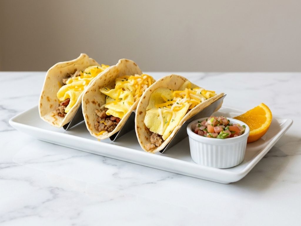 Breakfast Chicken Tacos (3)