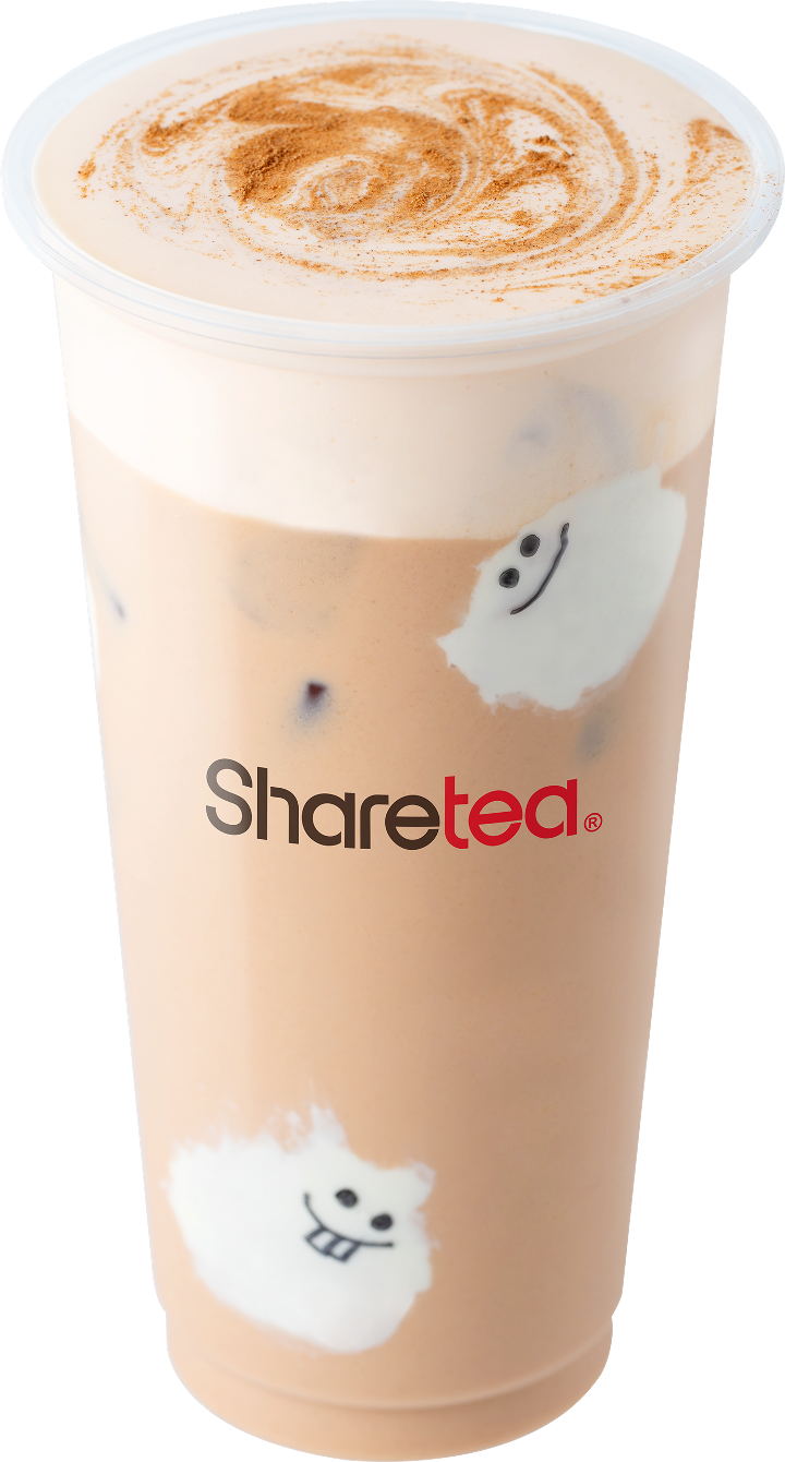 Pumpkin Milk Tea w/Pumpkin Crema