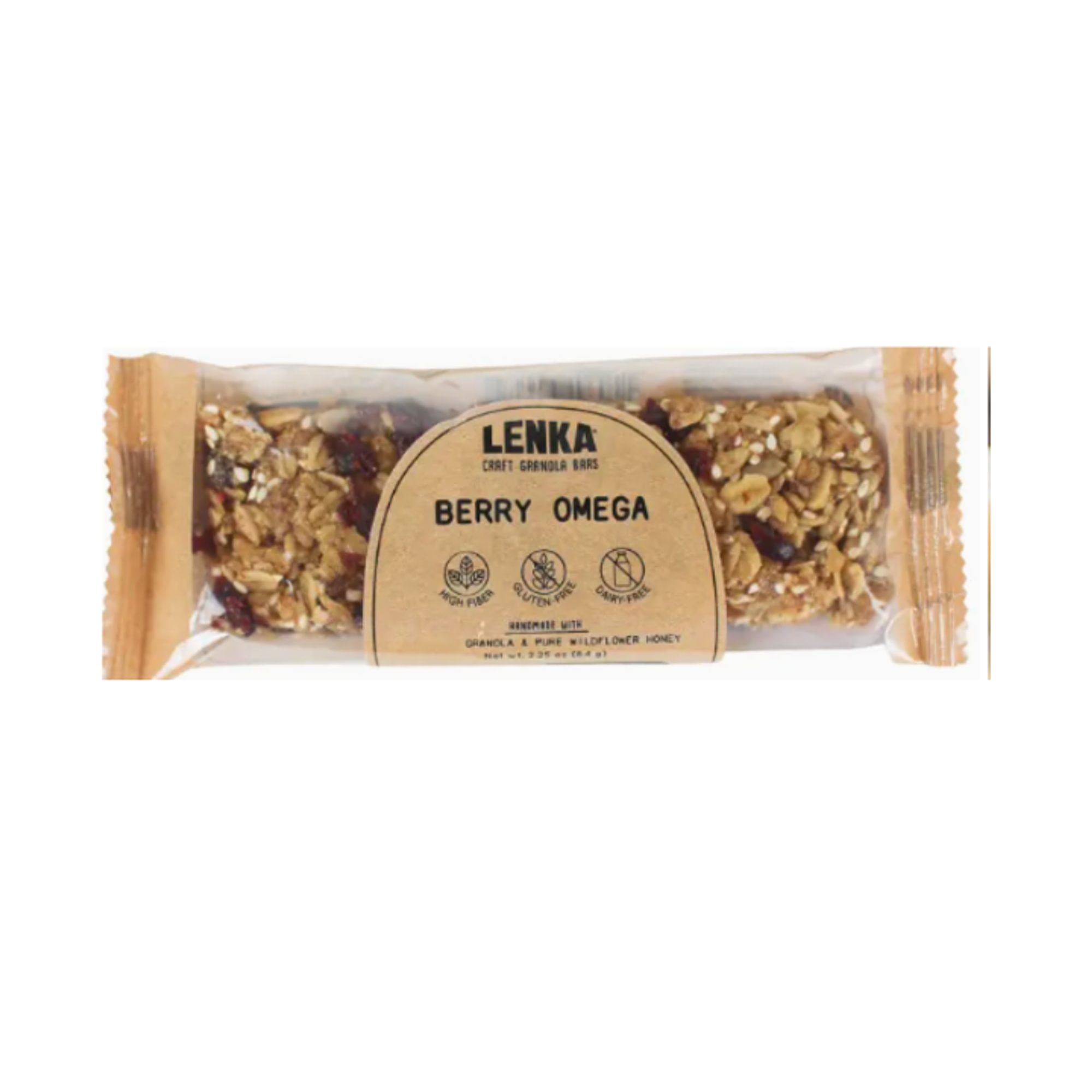 Lenka Craft Granola Bars - Berry Omega Granola Bar