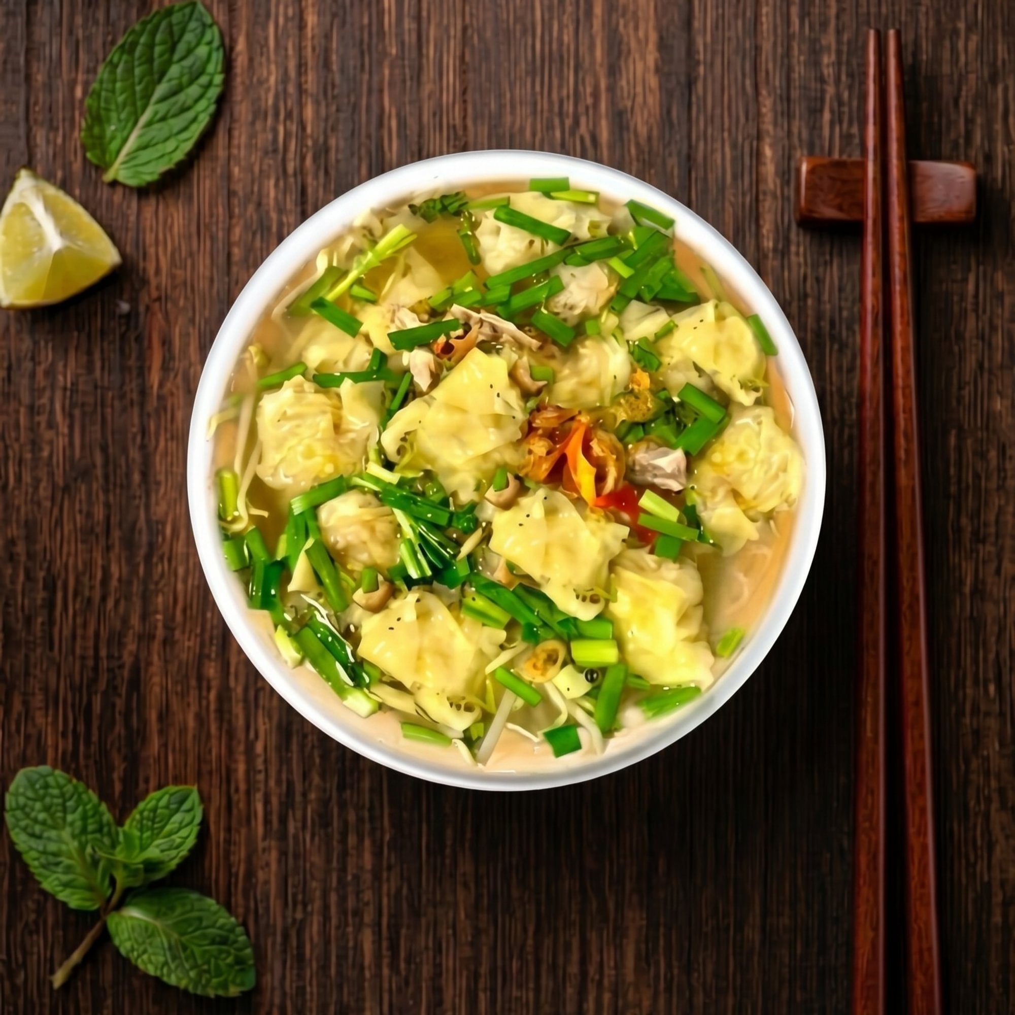 HK Wonton Noodle Soup