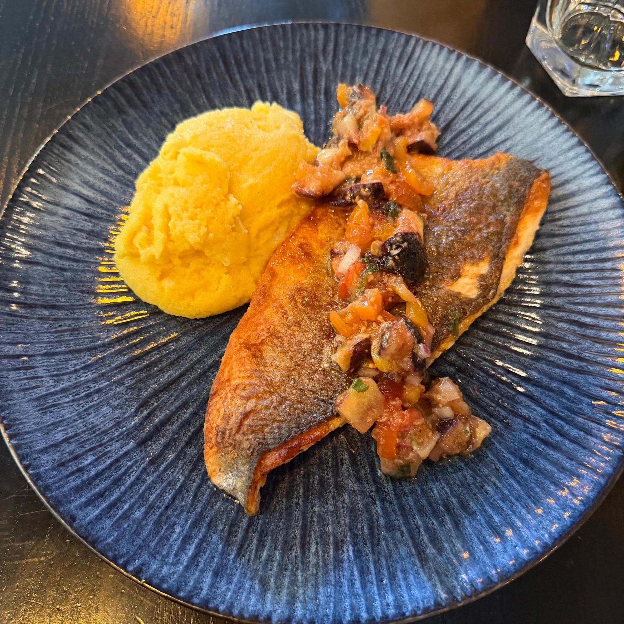 Crispy Skinned Branzini