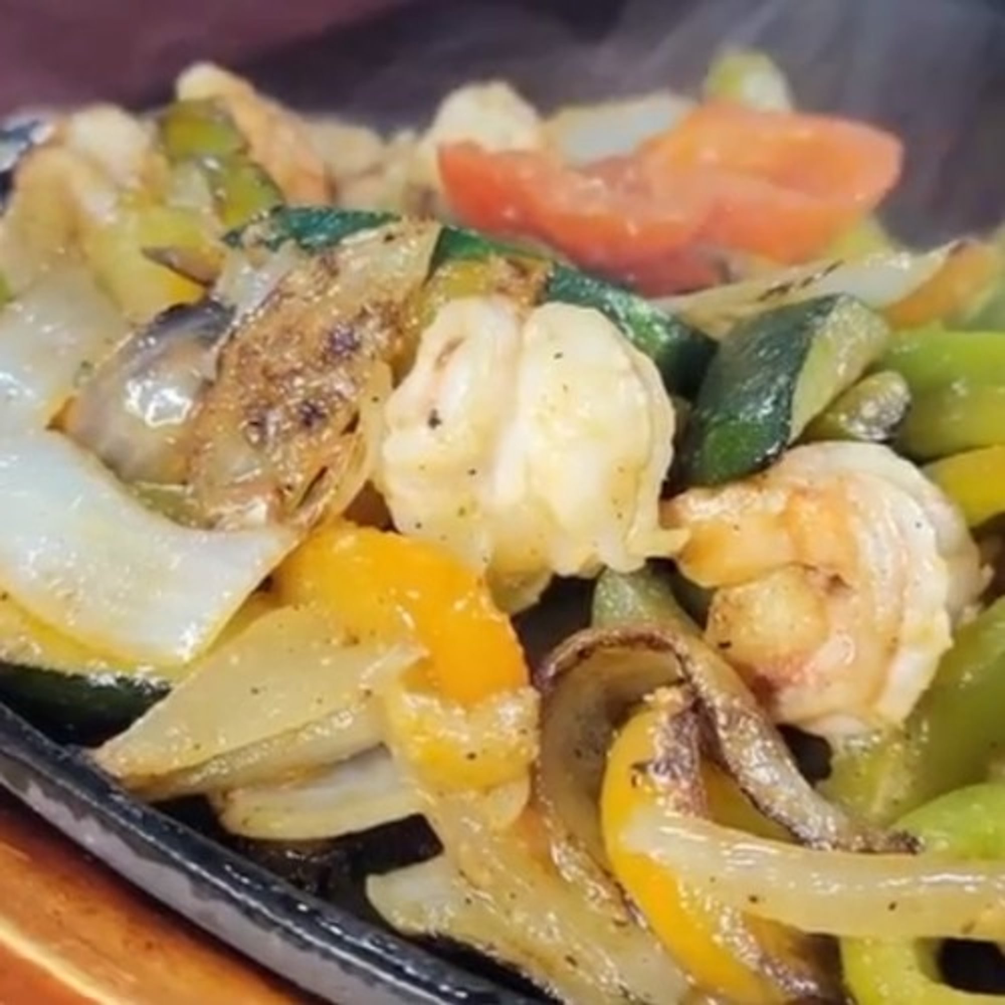 Shrimp Fajitas Dinner