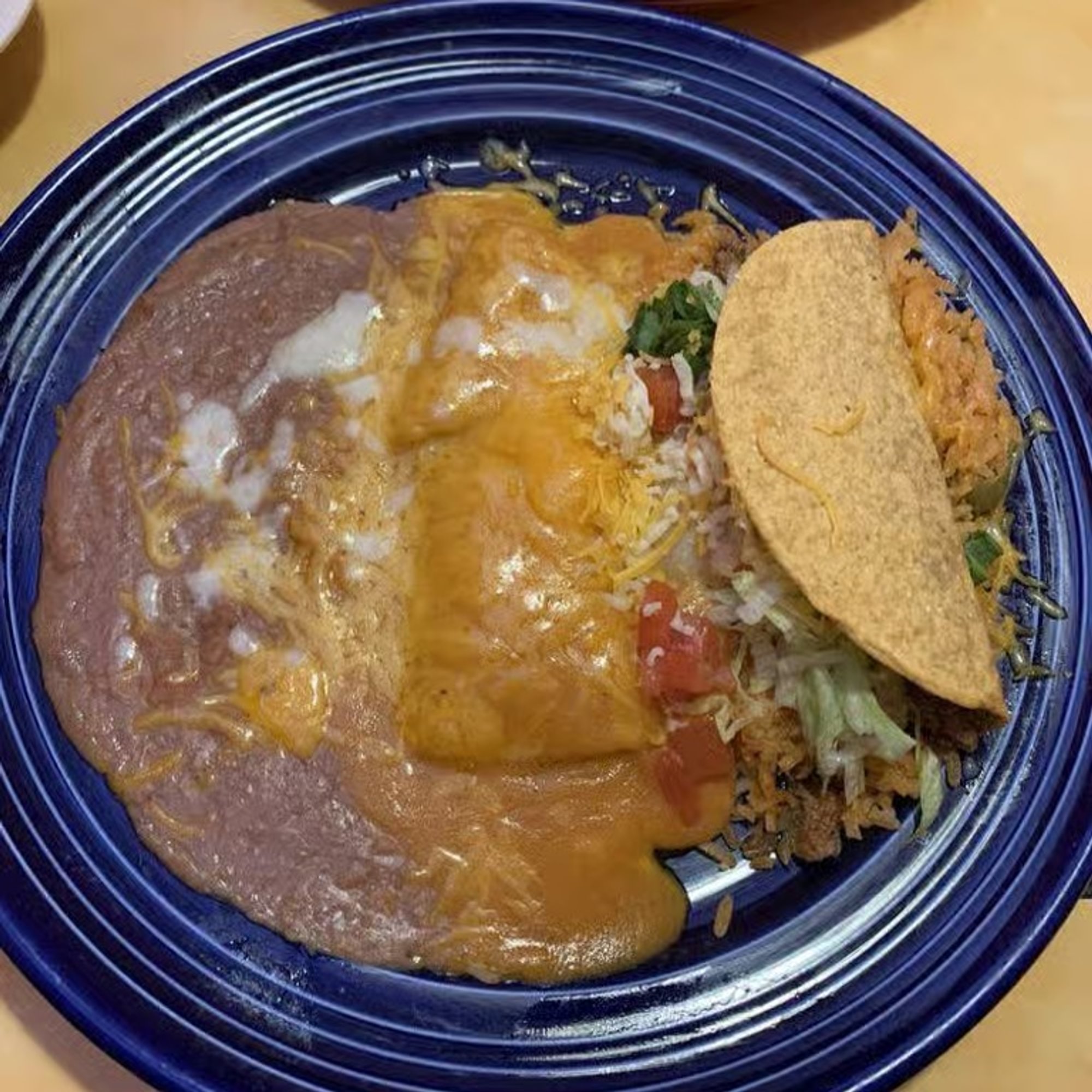 Enchilada and Taco Combo