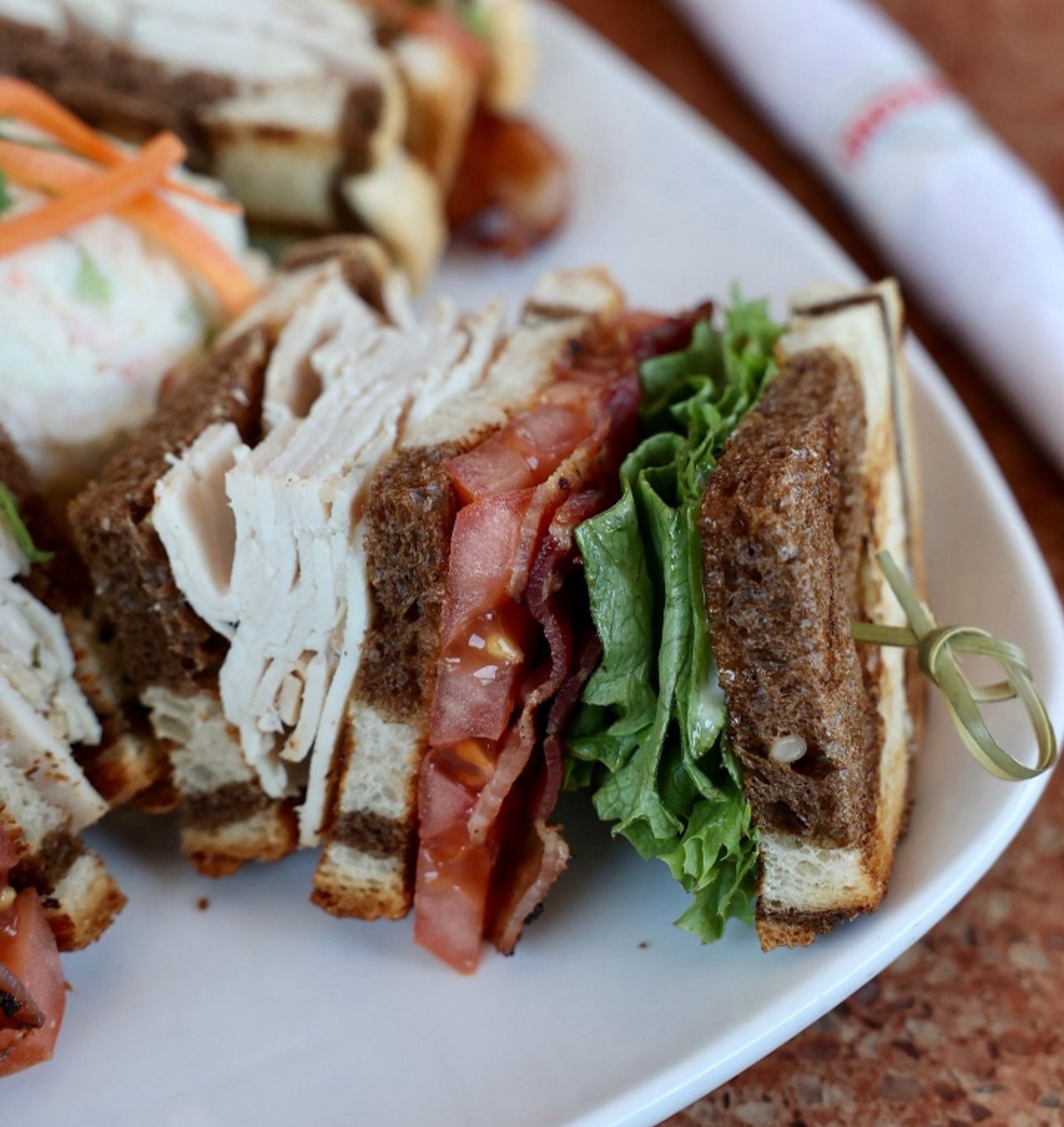Sliced Turkey Triple Decker