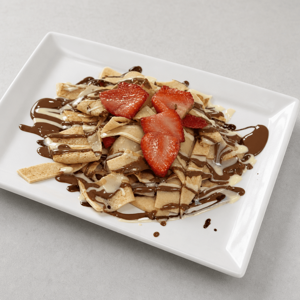 Chocolate Fettuccine Crêpe