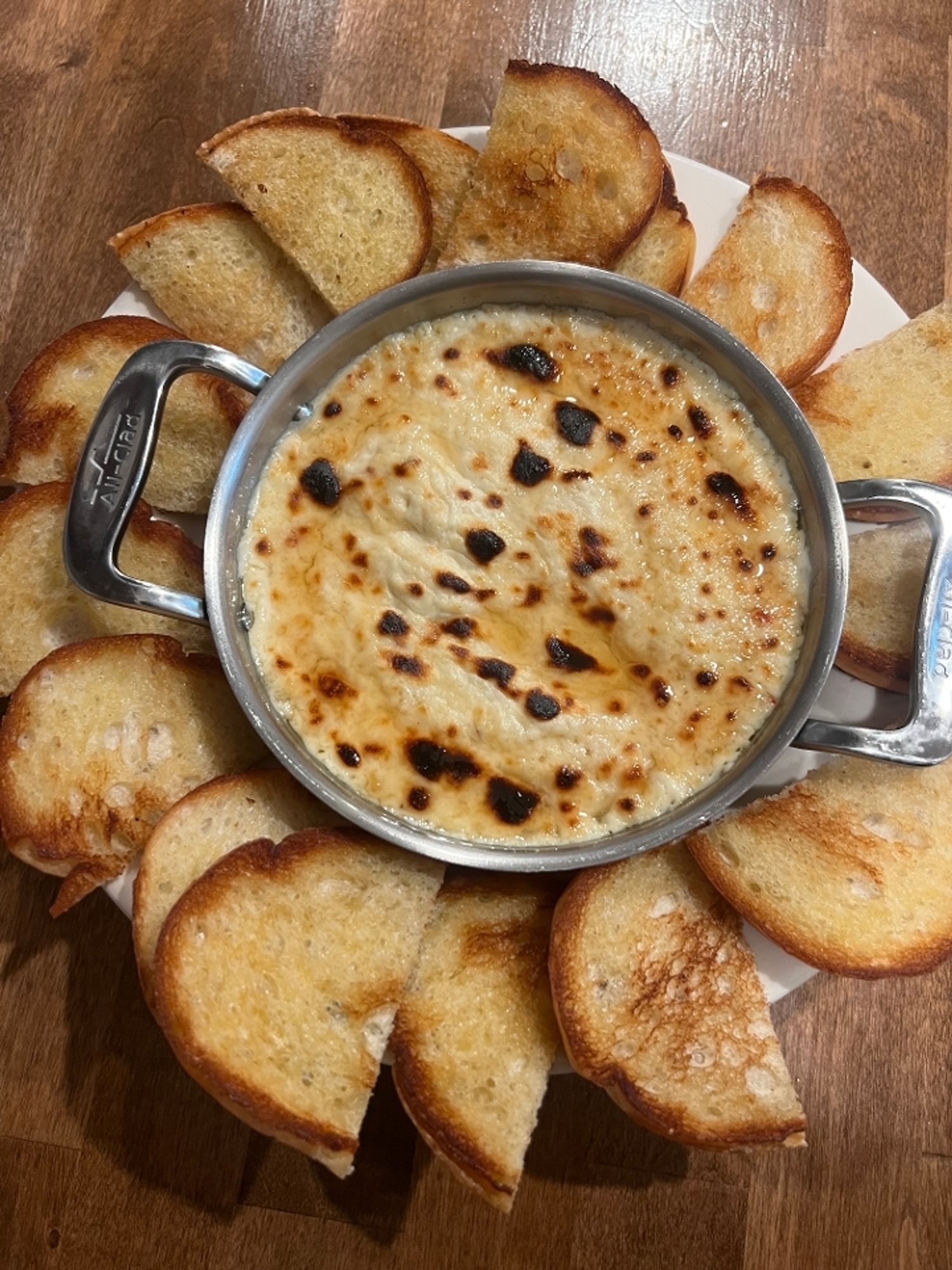 Hot Honey Goat Cheese Dip