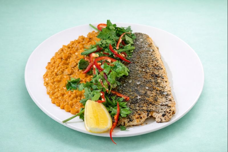 Coconut Curry Baramundi