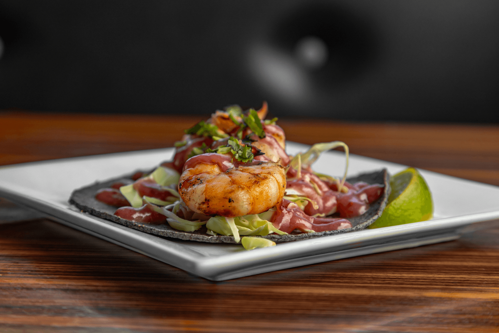 Garlic Shrimp Taco