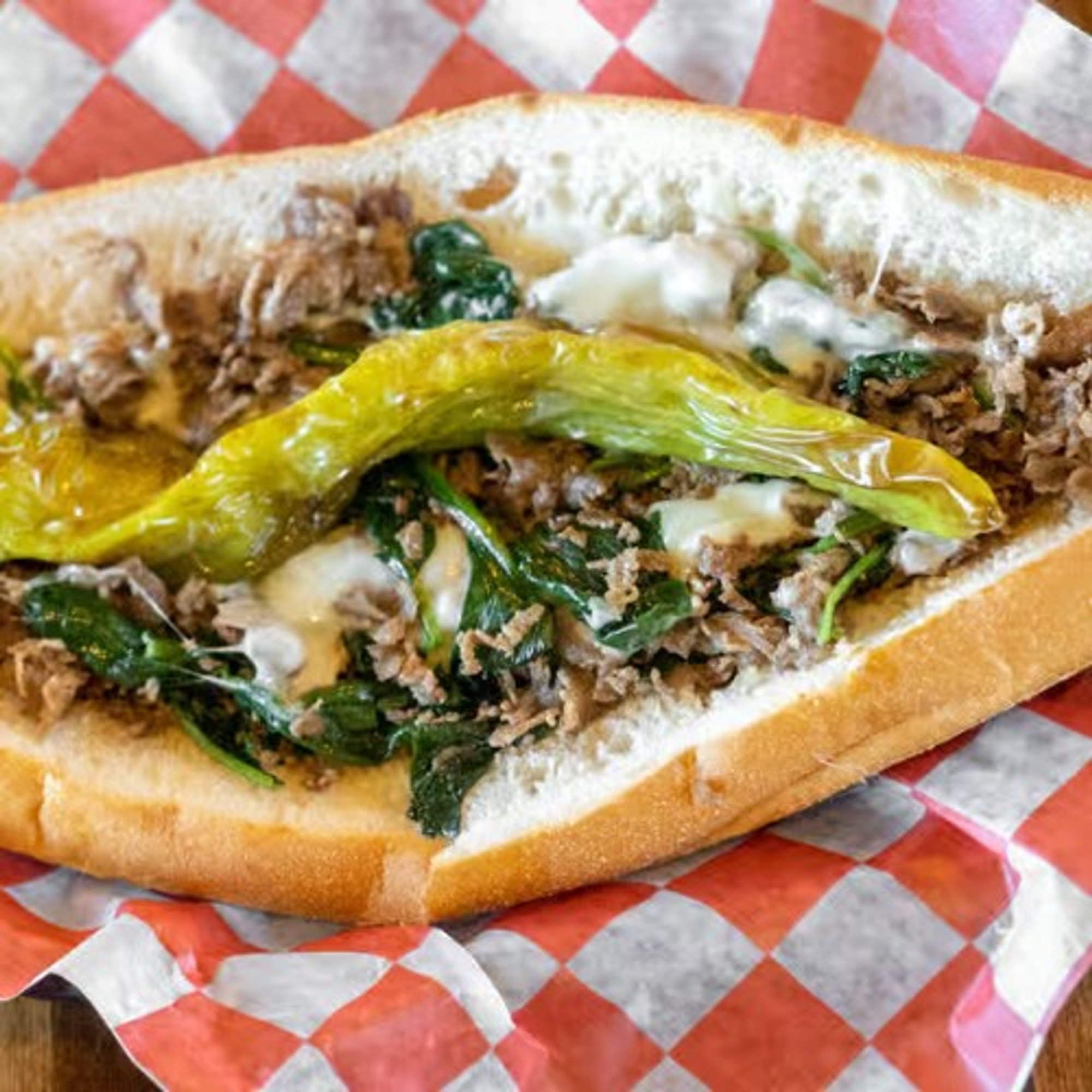 South Philly Cheesesteak Sandwich