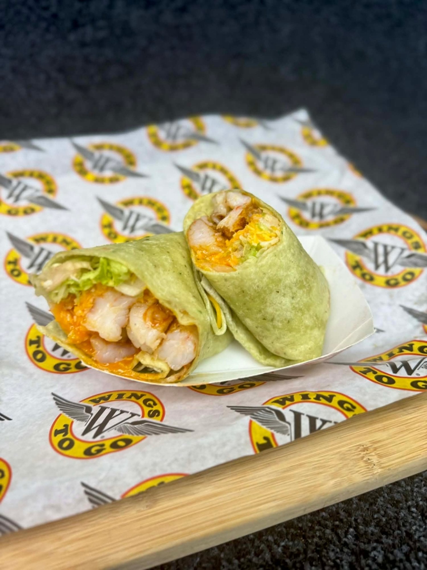 Buffalo Shrimp Wrap