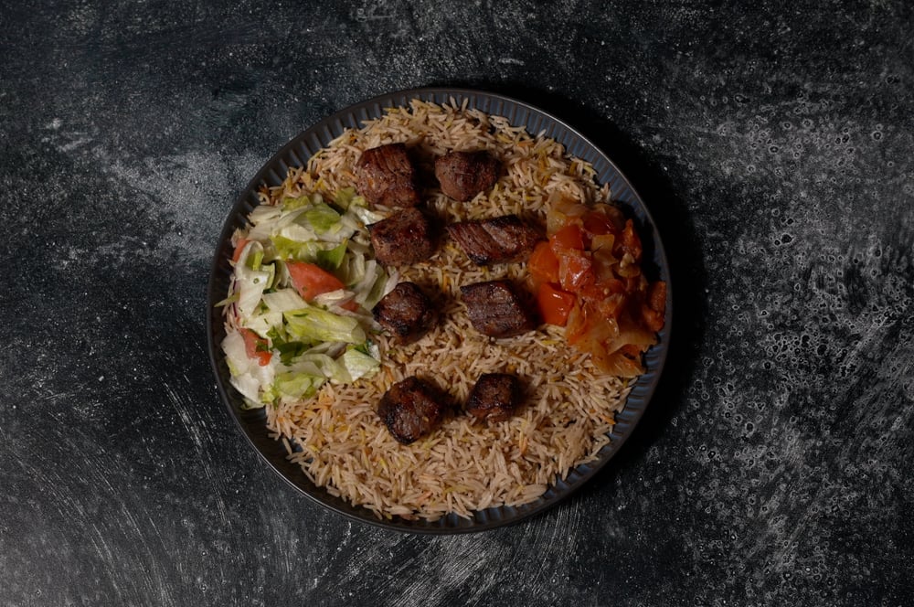 Beef Kabob Platter