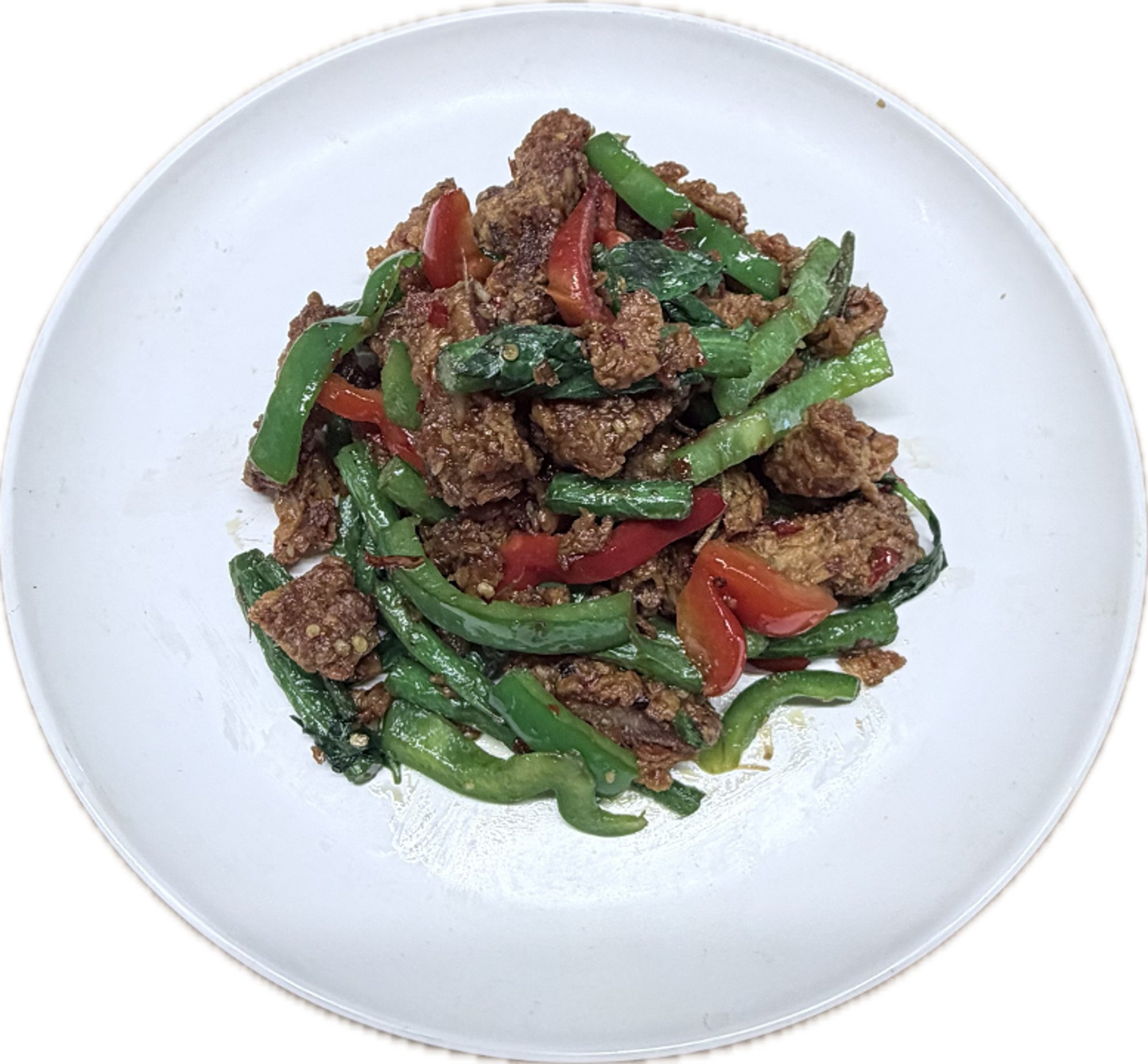 Kaprow Moo Krob (Crispy Pork Belly)