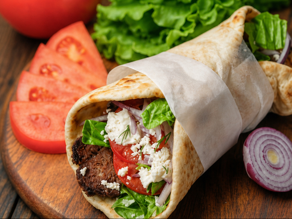 Paneer Pita Wrap