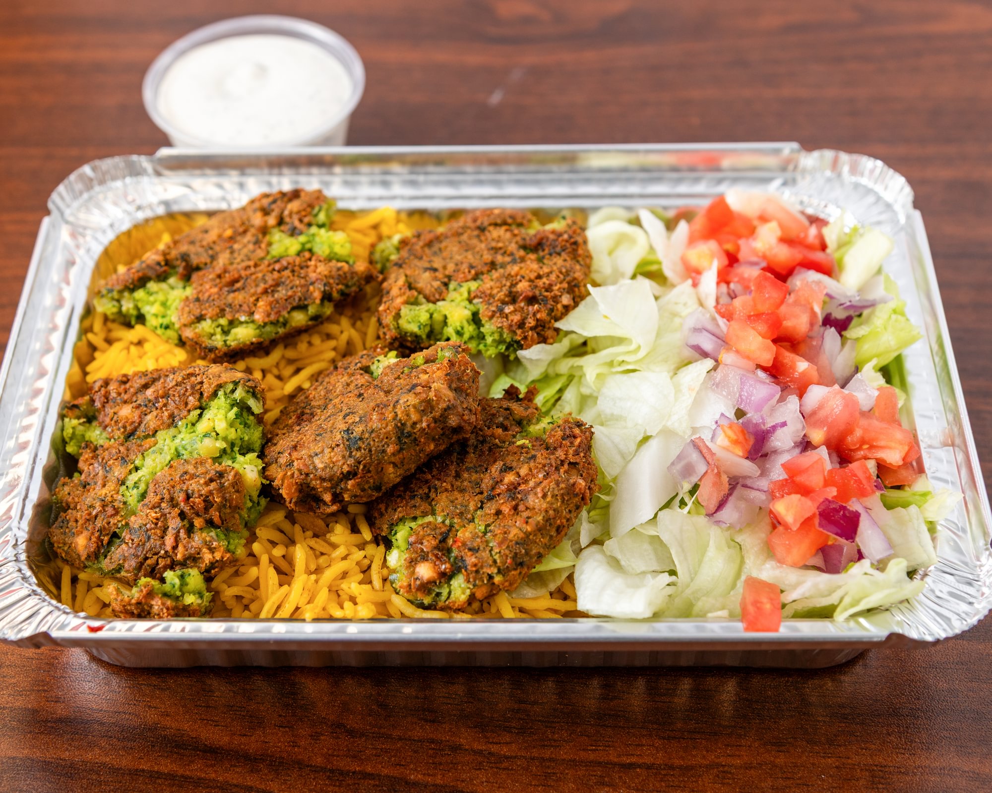 Falafel over Rice