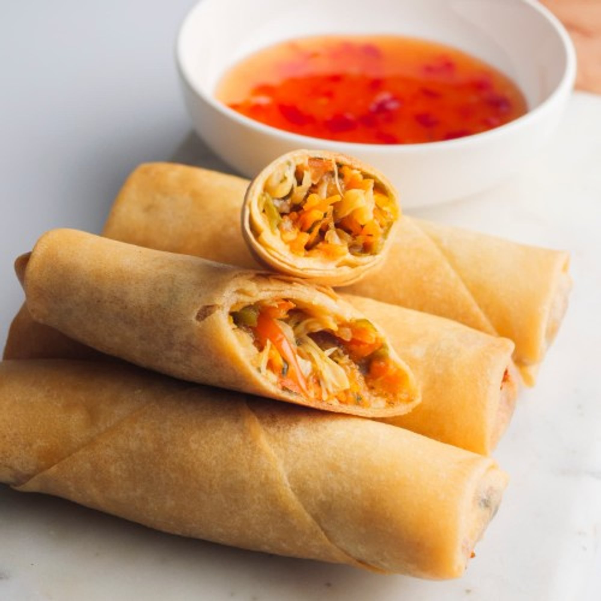 CRISPY SPRING ROLLS (5)