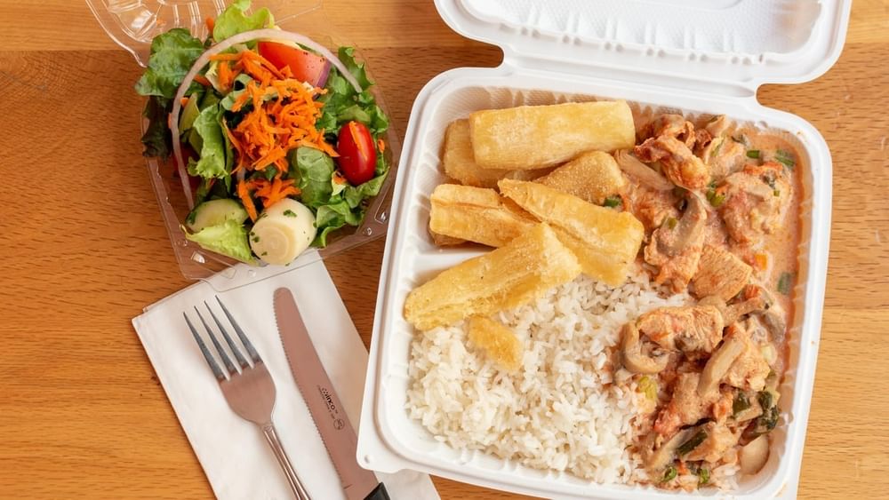 Chicken Stroganoff Platter