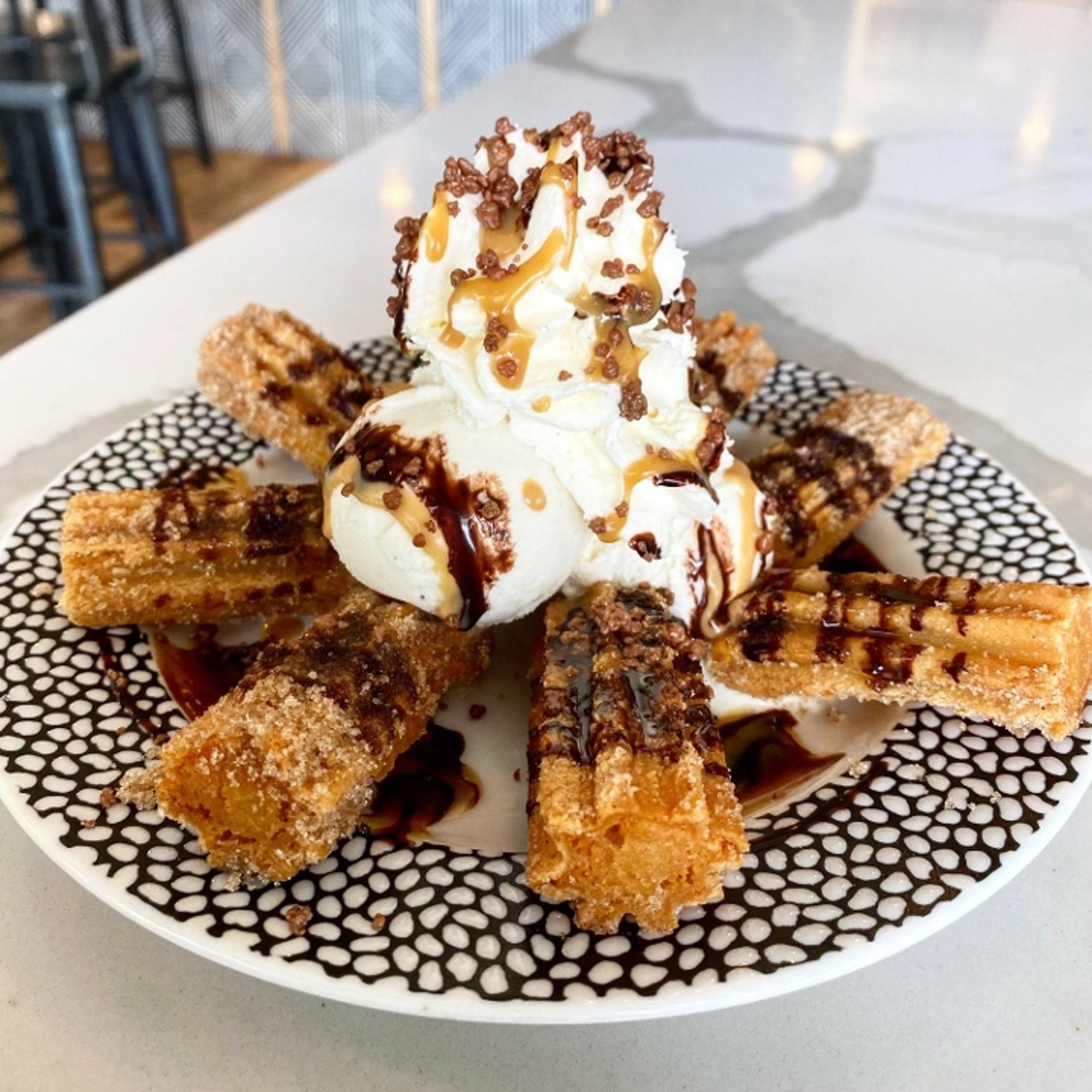 Churros Sundae