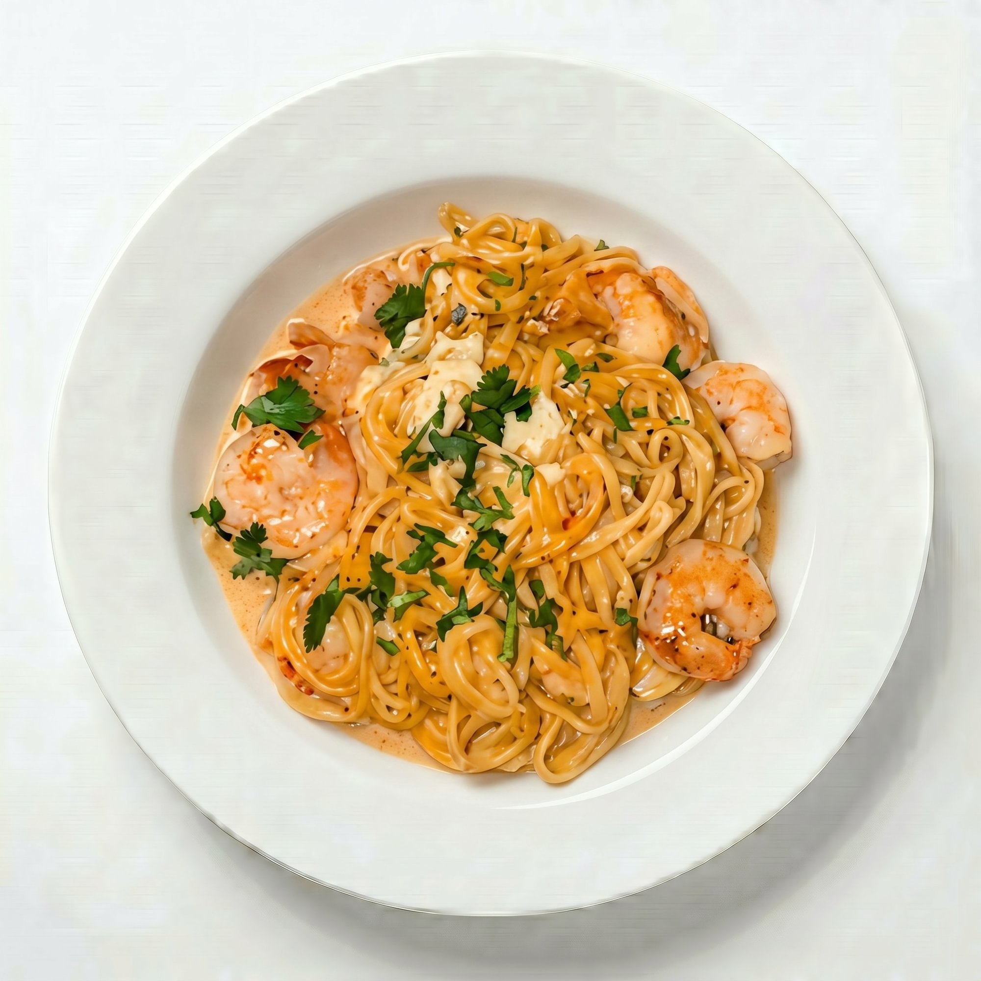 Pasta de Chipotle con Camarón (Chipotle Shrimp Pasta)