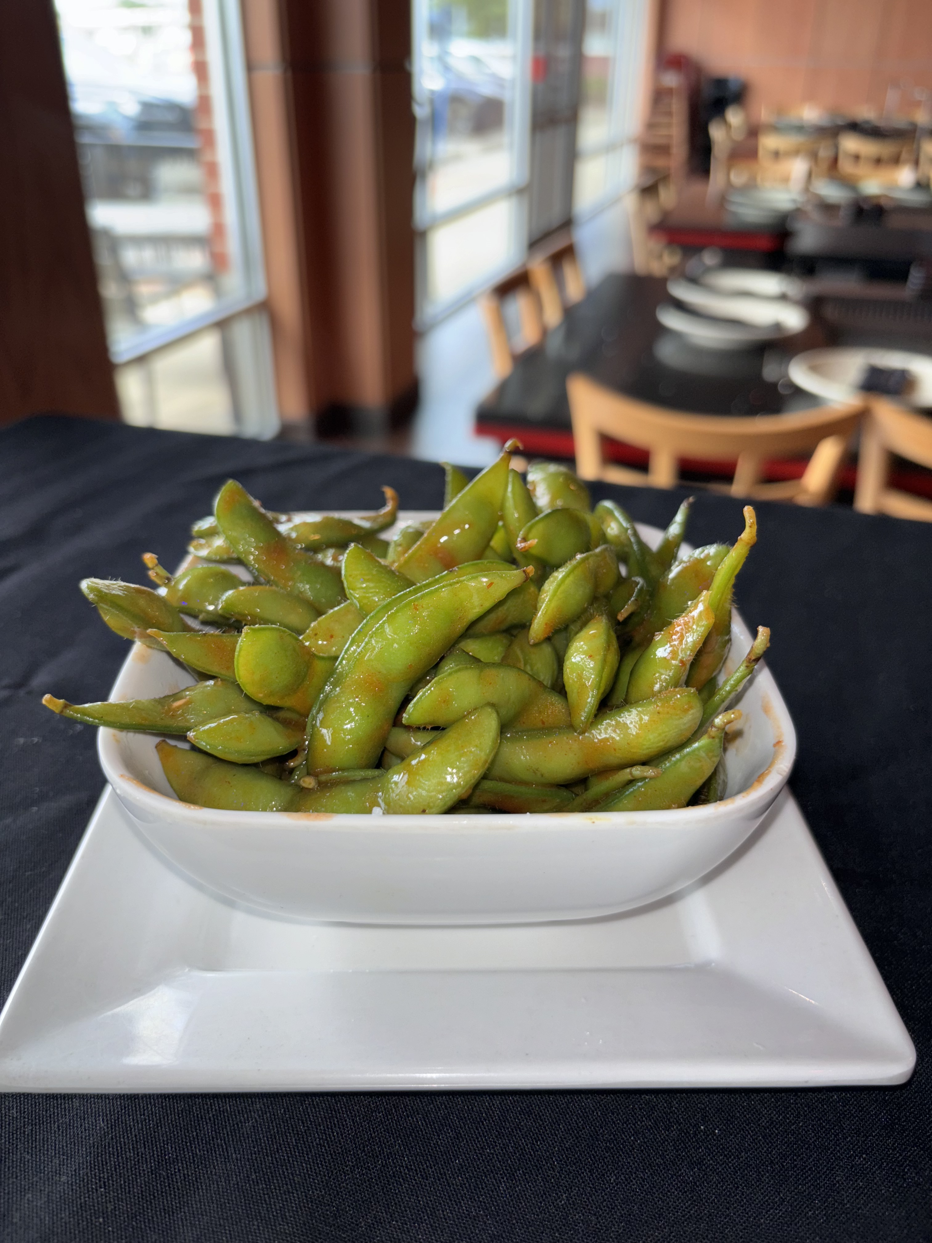 Spicy Garlic Butter Edamame