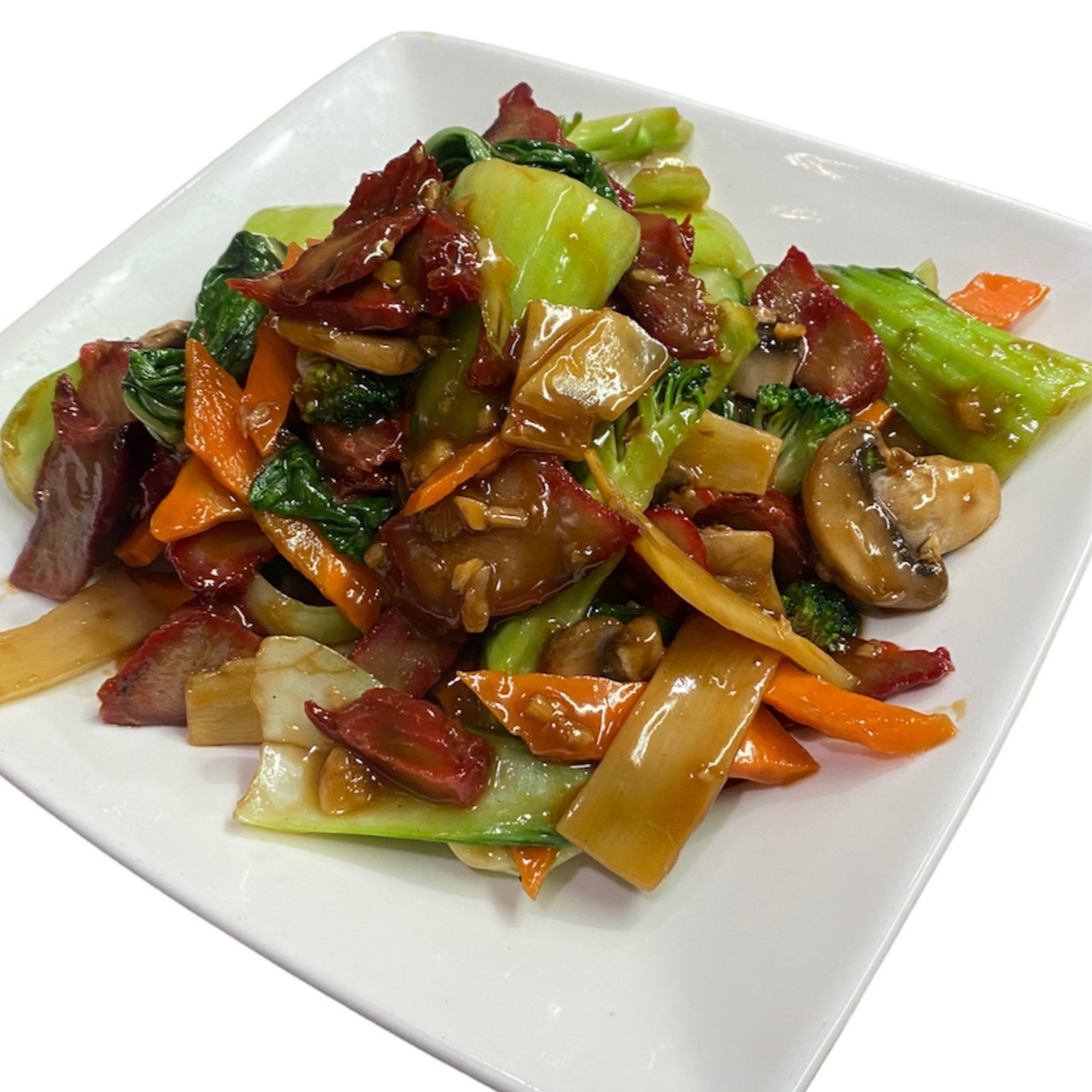 BBQ Pork with Vegetables