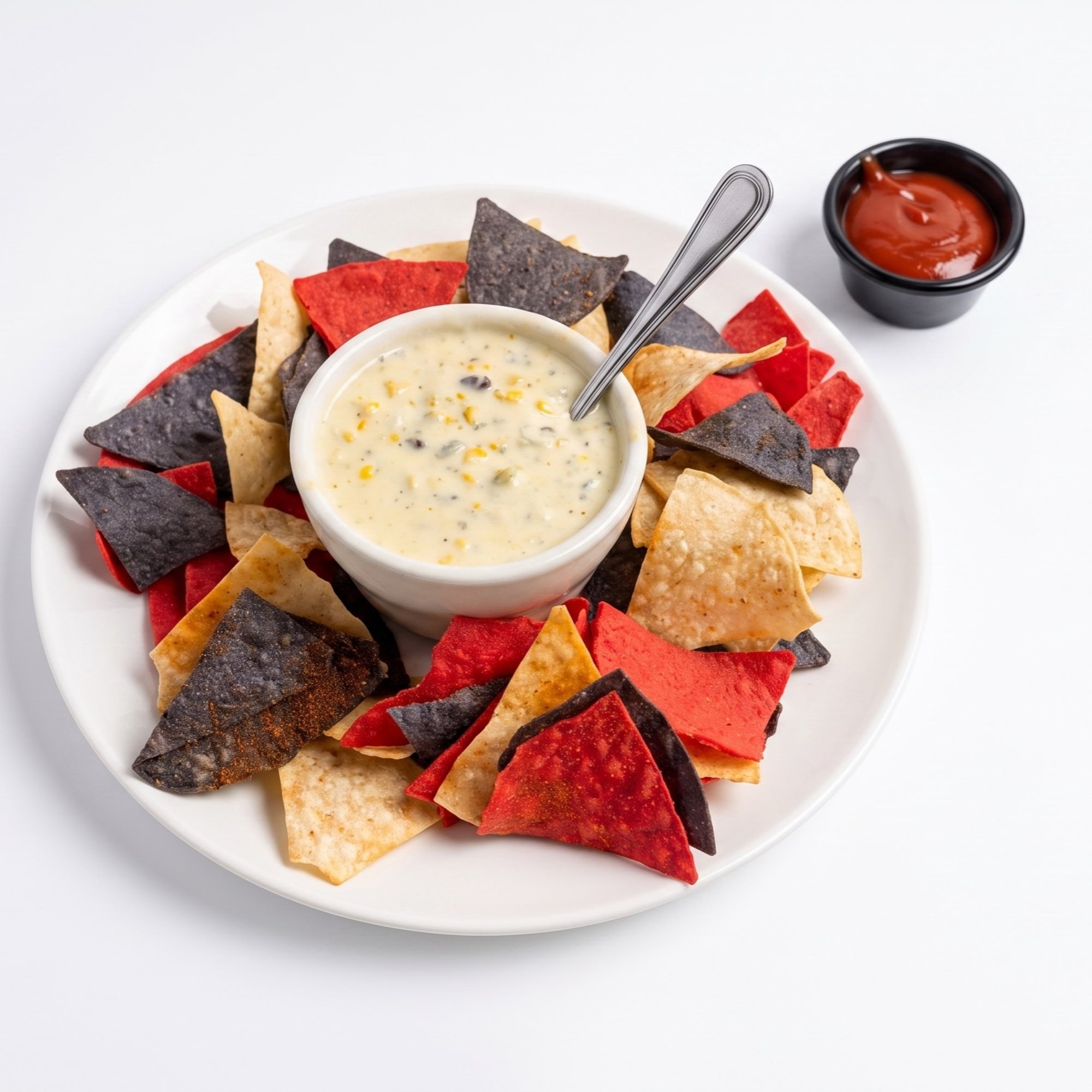 Green Chile Corn Queso Dip