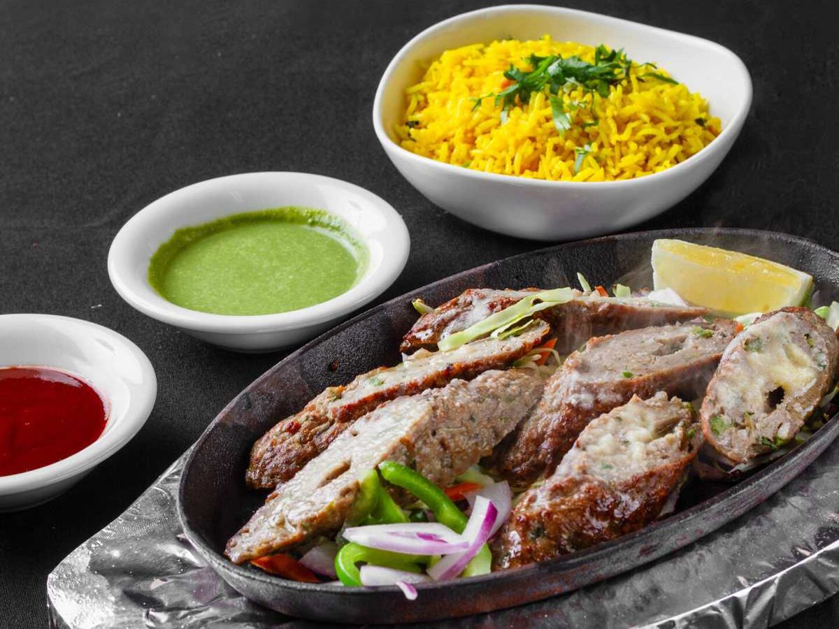 Lamb Seekh Kabab Main Course