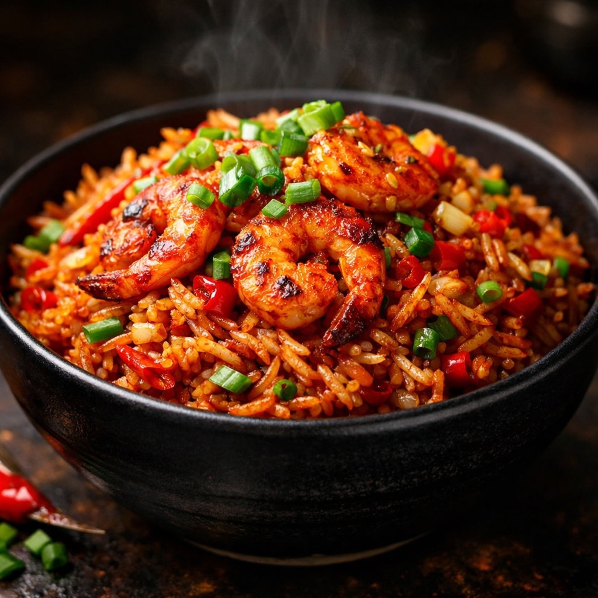 Schezwan Shrimp Fried Rice