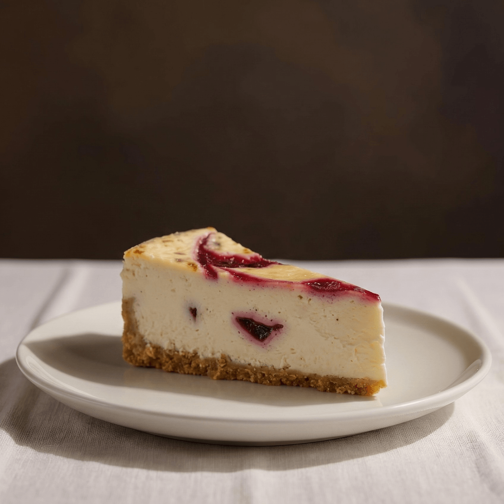 Raspberry White Chocolate Cheesecake