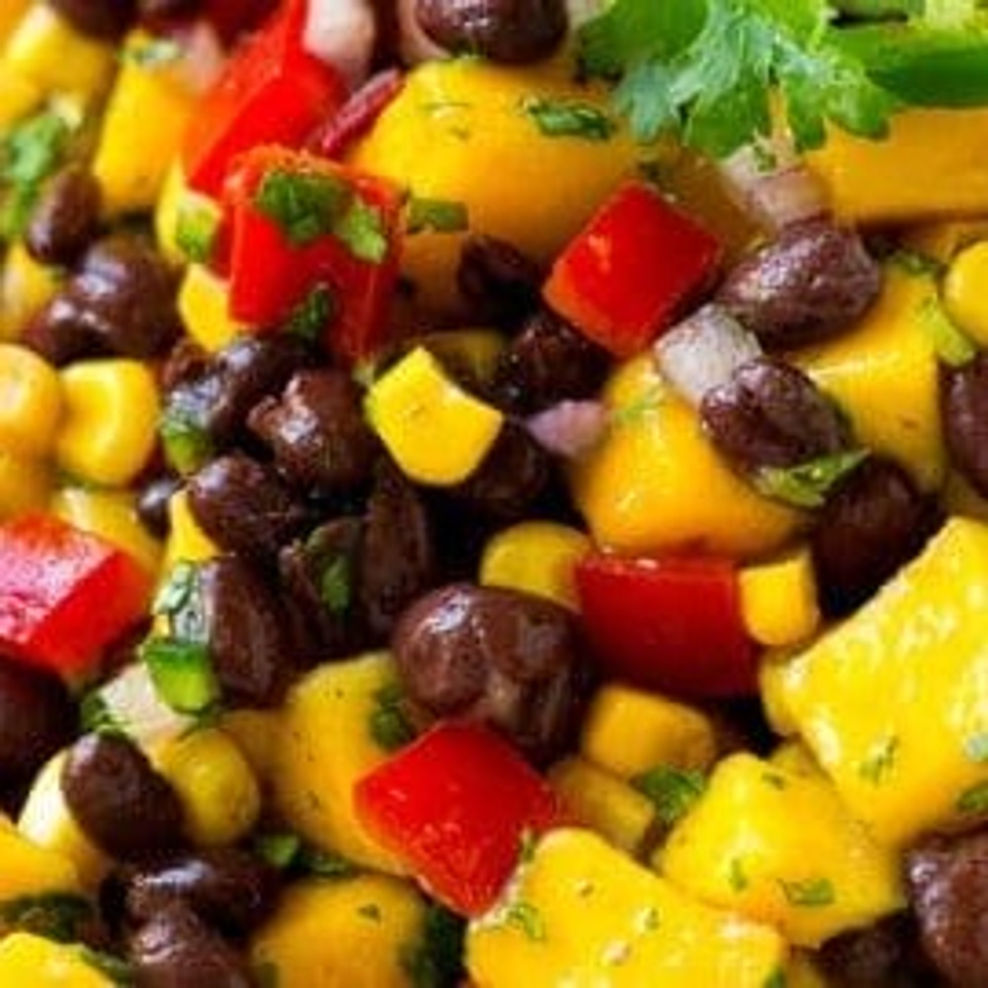 Mango Black Beans Salad