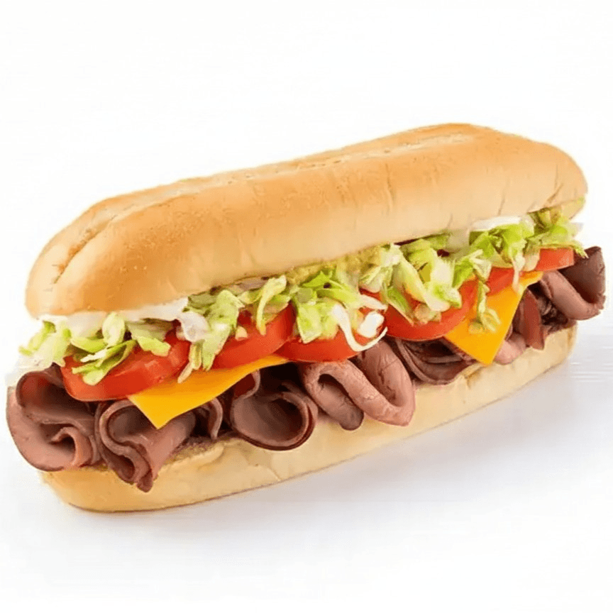 10" Roast Beef & Cheese Sub