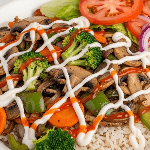 Mixed Vegetable Rice Bowl