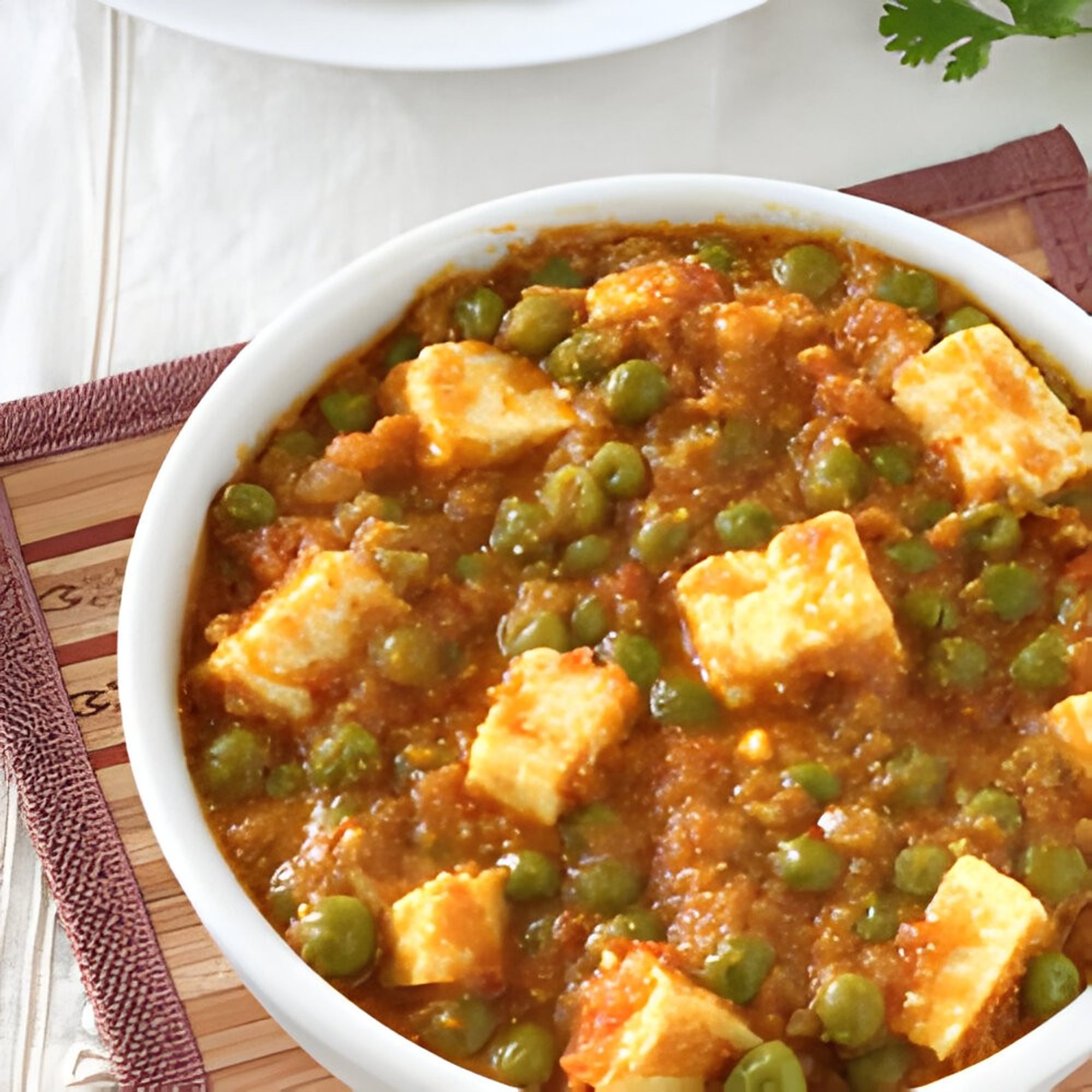 Mattar paneer