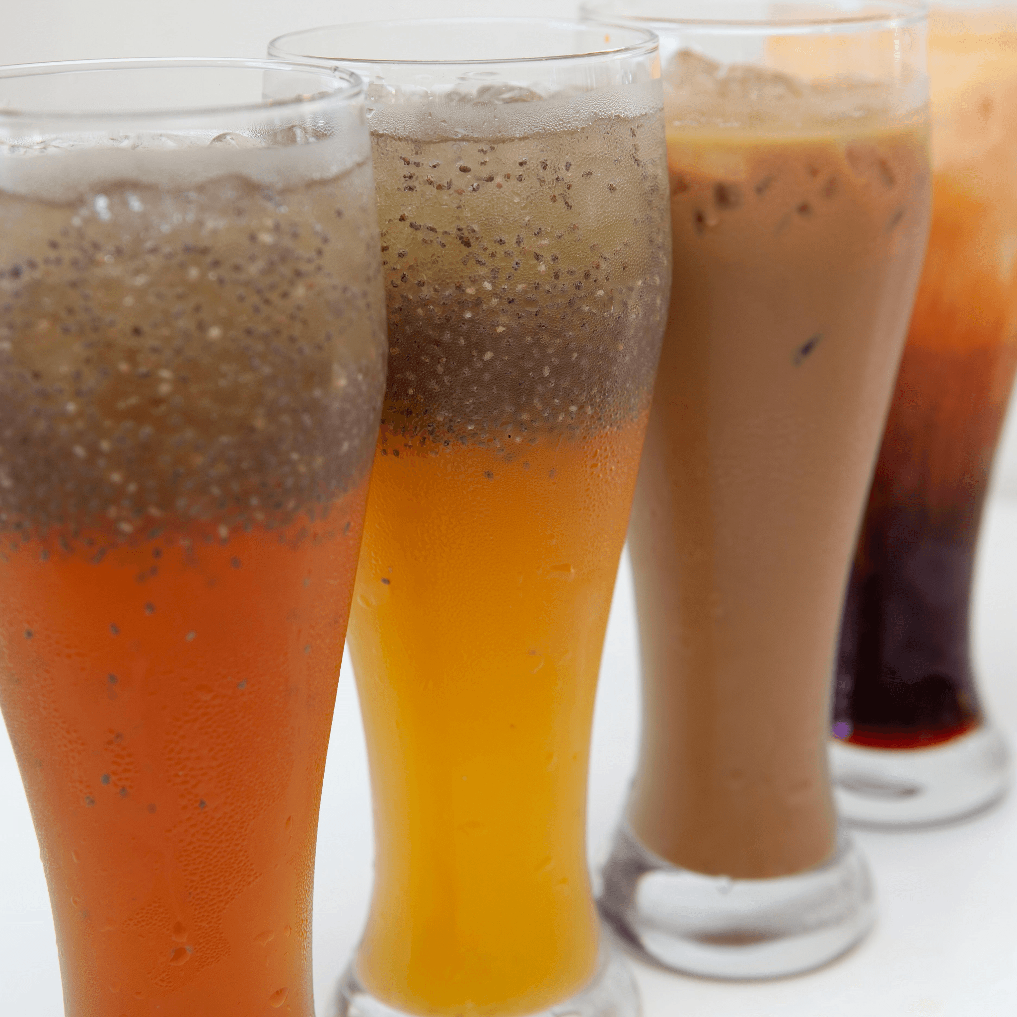 Iced Chia Lychee Tea