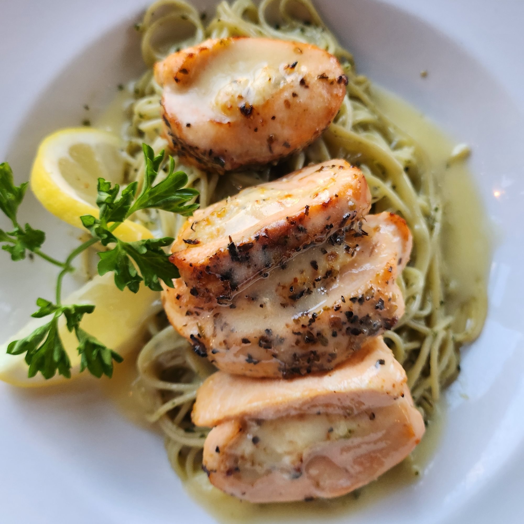 Crab Stuffed Salmon