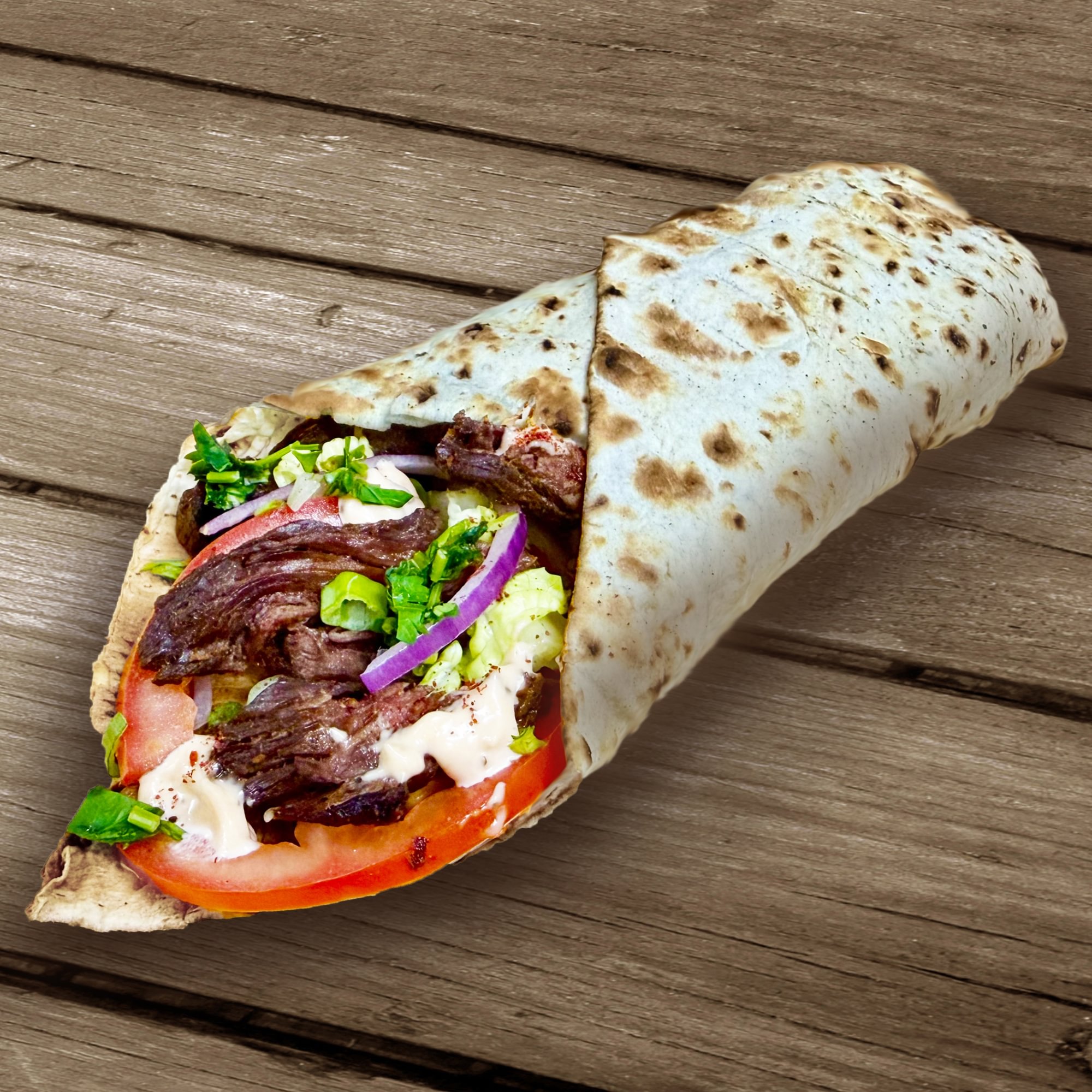 Beef Shawarma Wrap