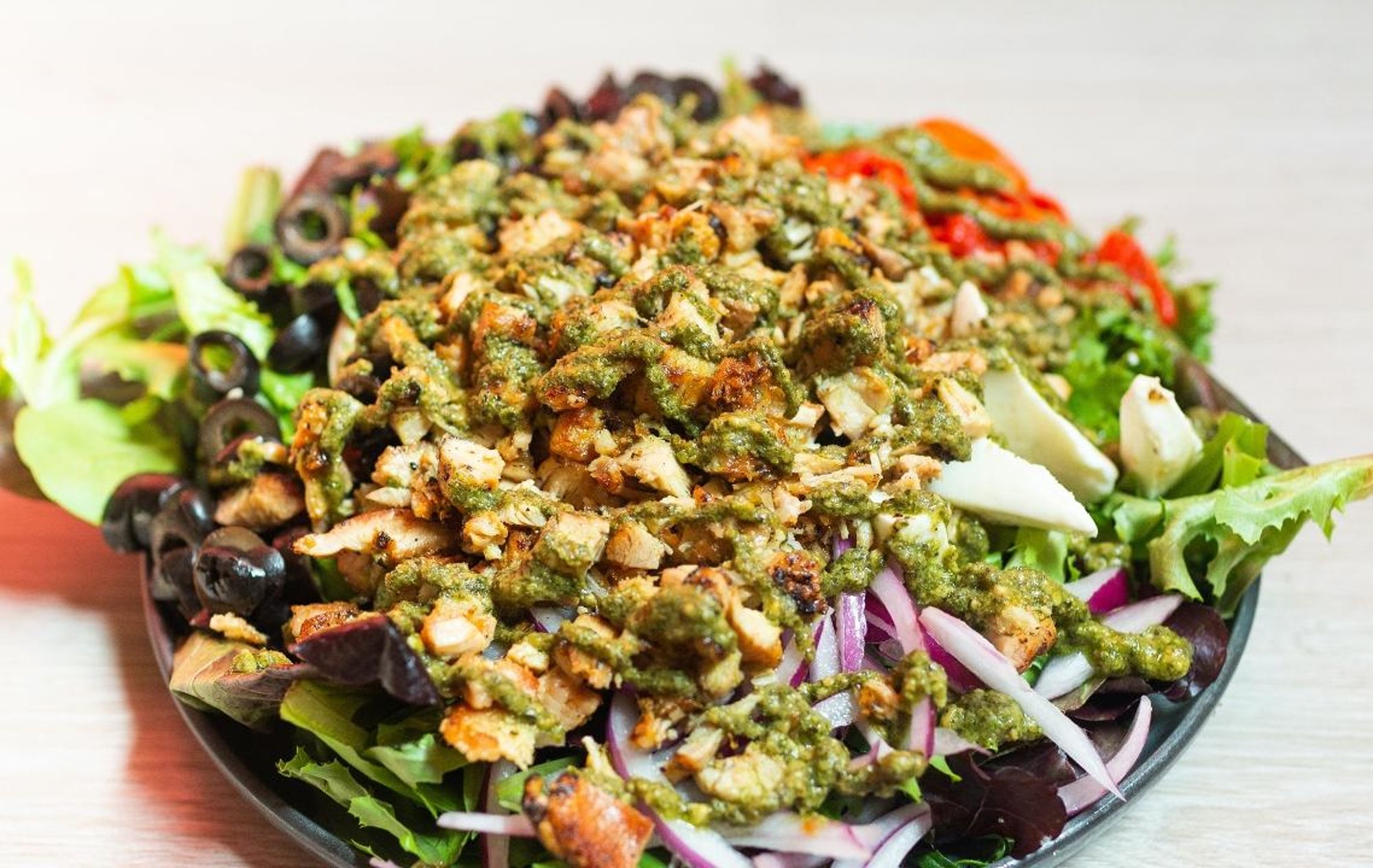 Chicken Pesto Salad