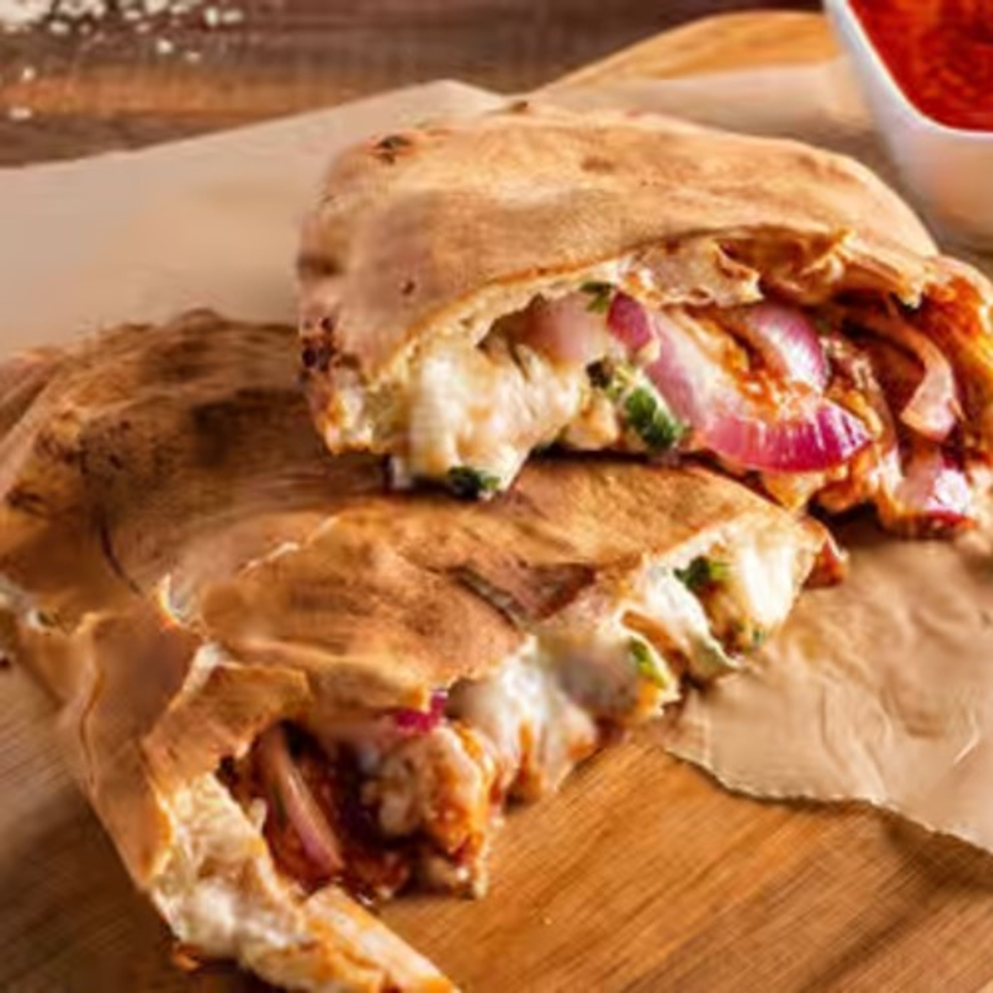 B.B.Q Chicken Calzone