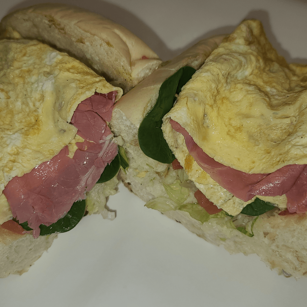 Corned Beef and Egg Breakfast Sub