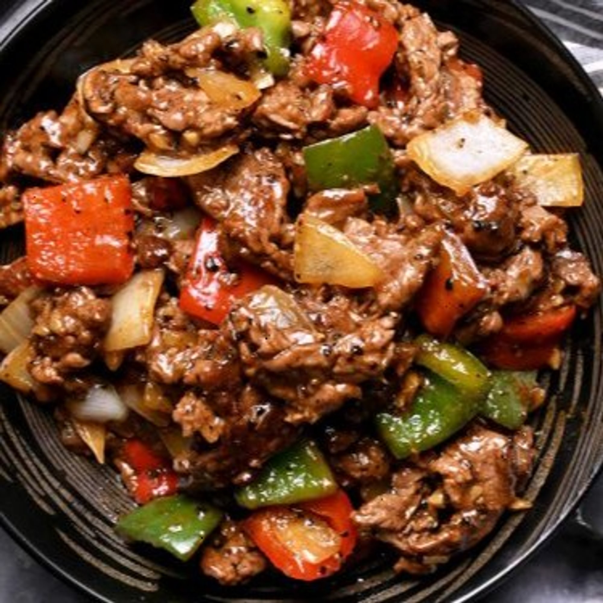 Sizzling Black Pepper Beef