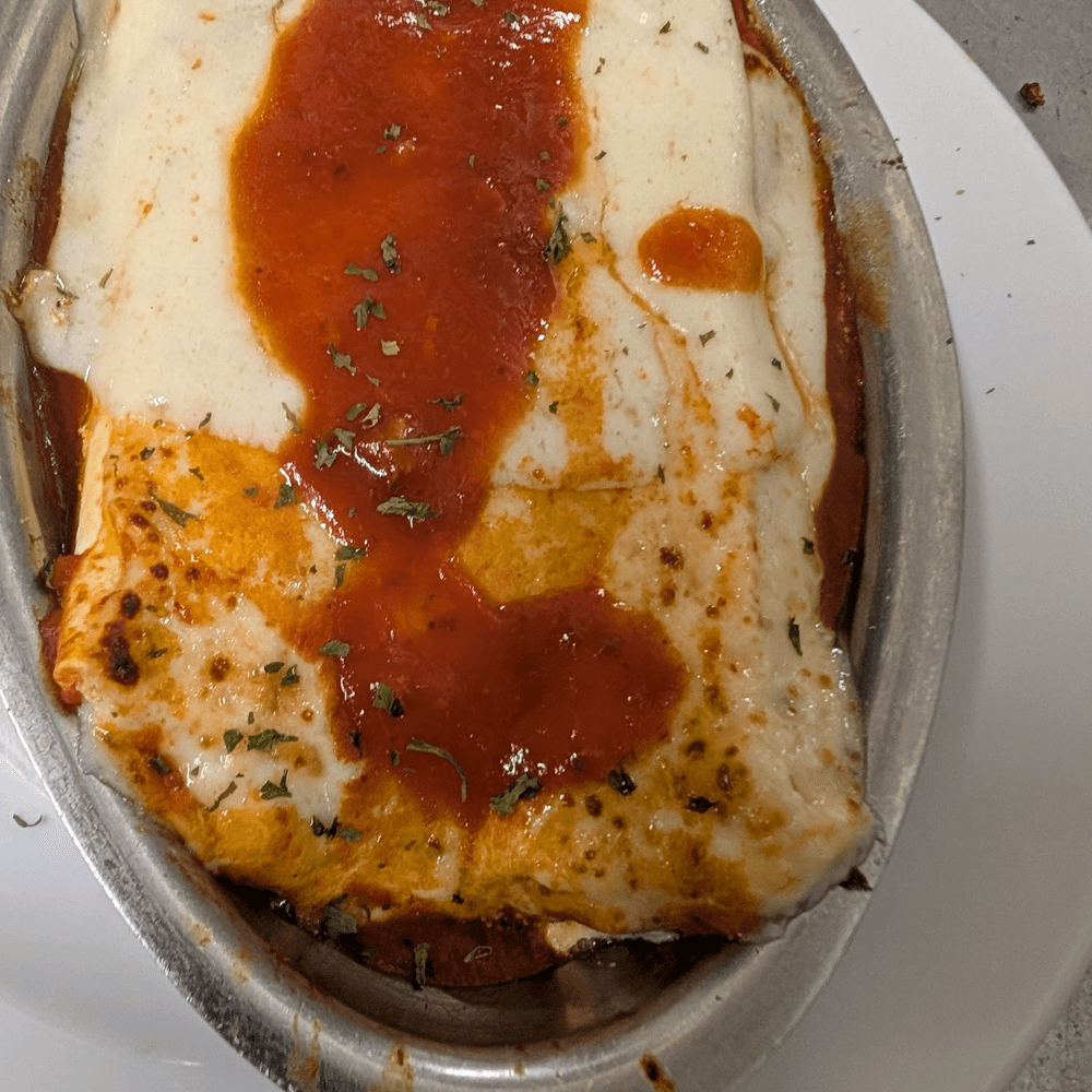 Manicotti Parmigiana