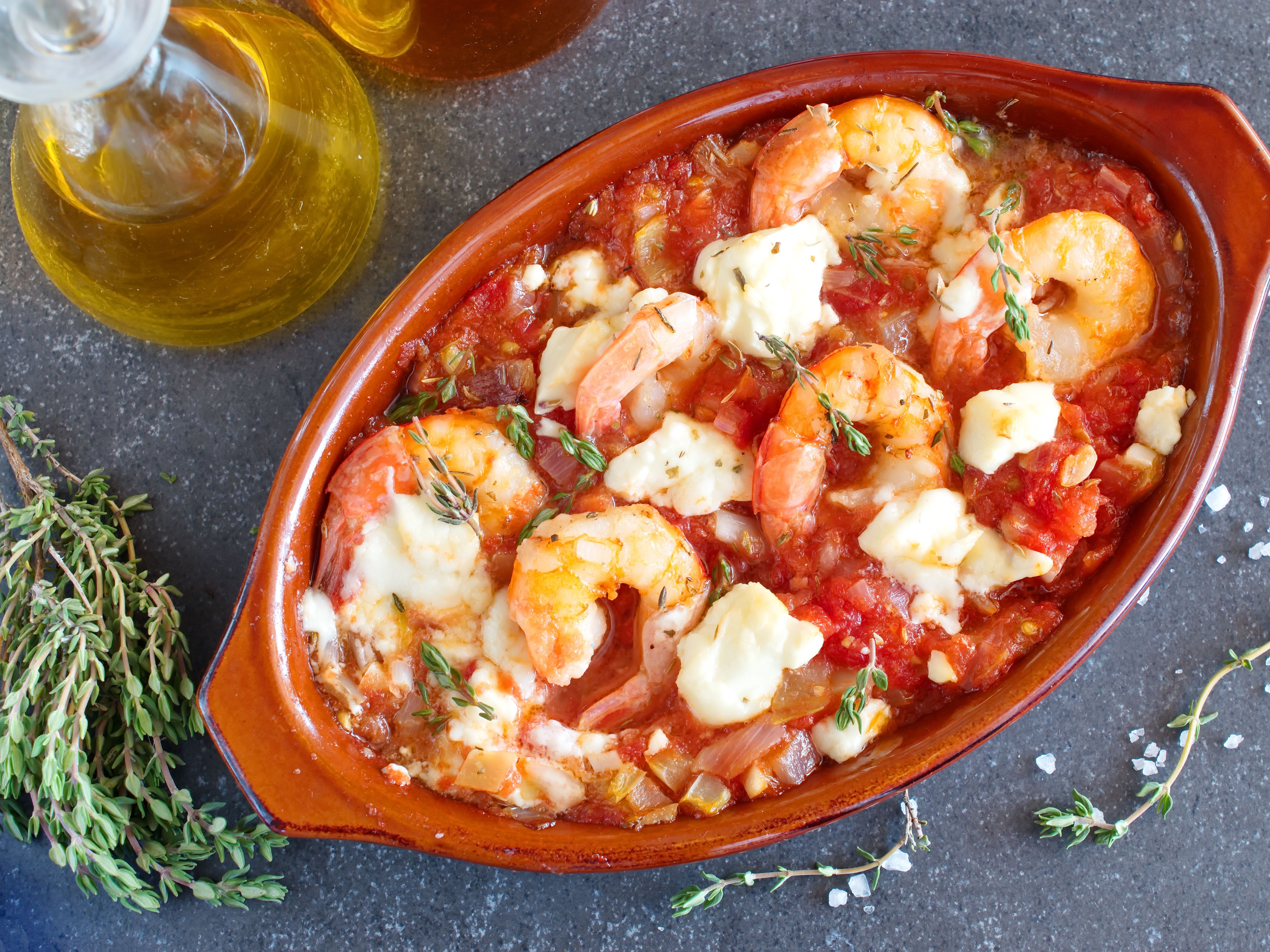 Garides Saganaki