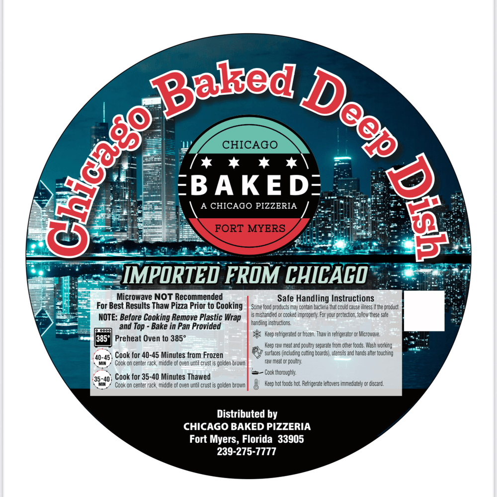 Frozen Deep Dish Sausage Pizza 10"