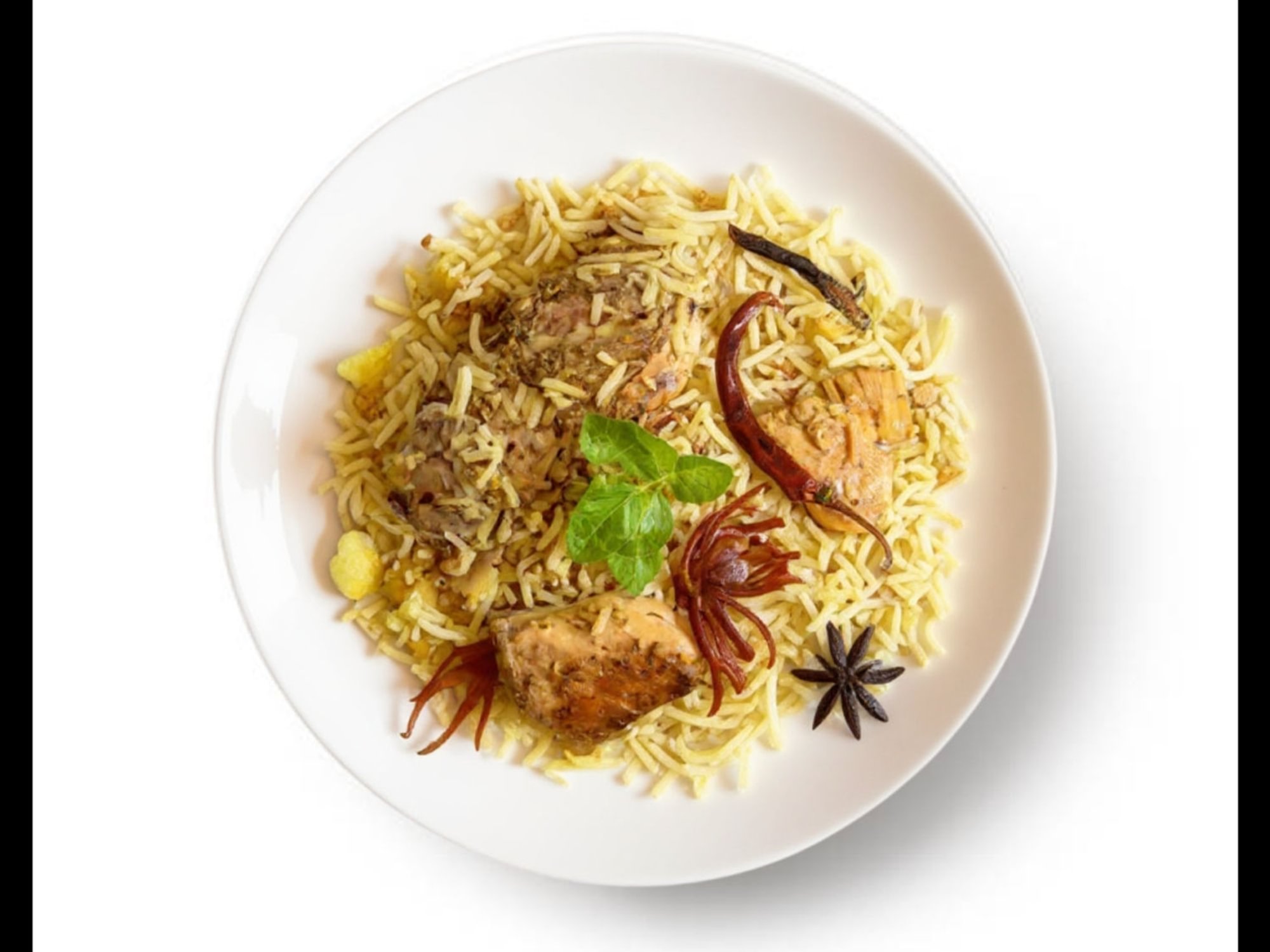 Mirapakai Chicken Biryani