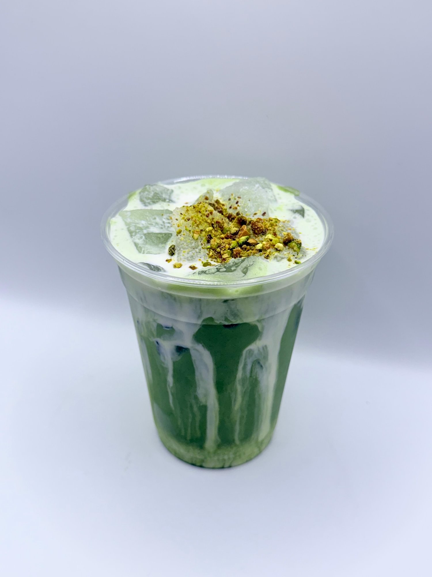 Pistachio Cream Iced Matcha
